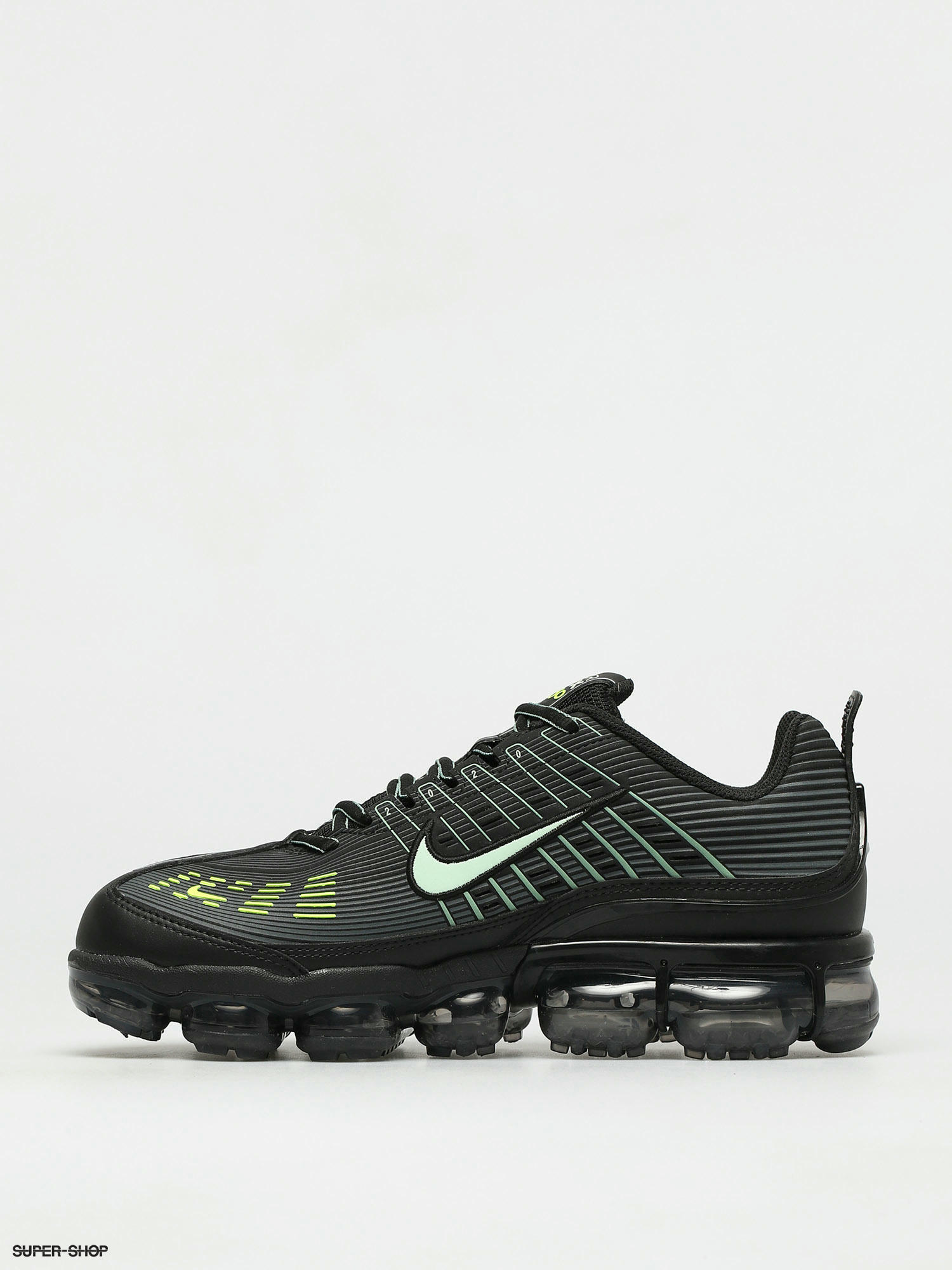 Nike Air Vapormax 360 Shoes (black/pistachio frost silver pine volt)