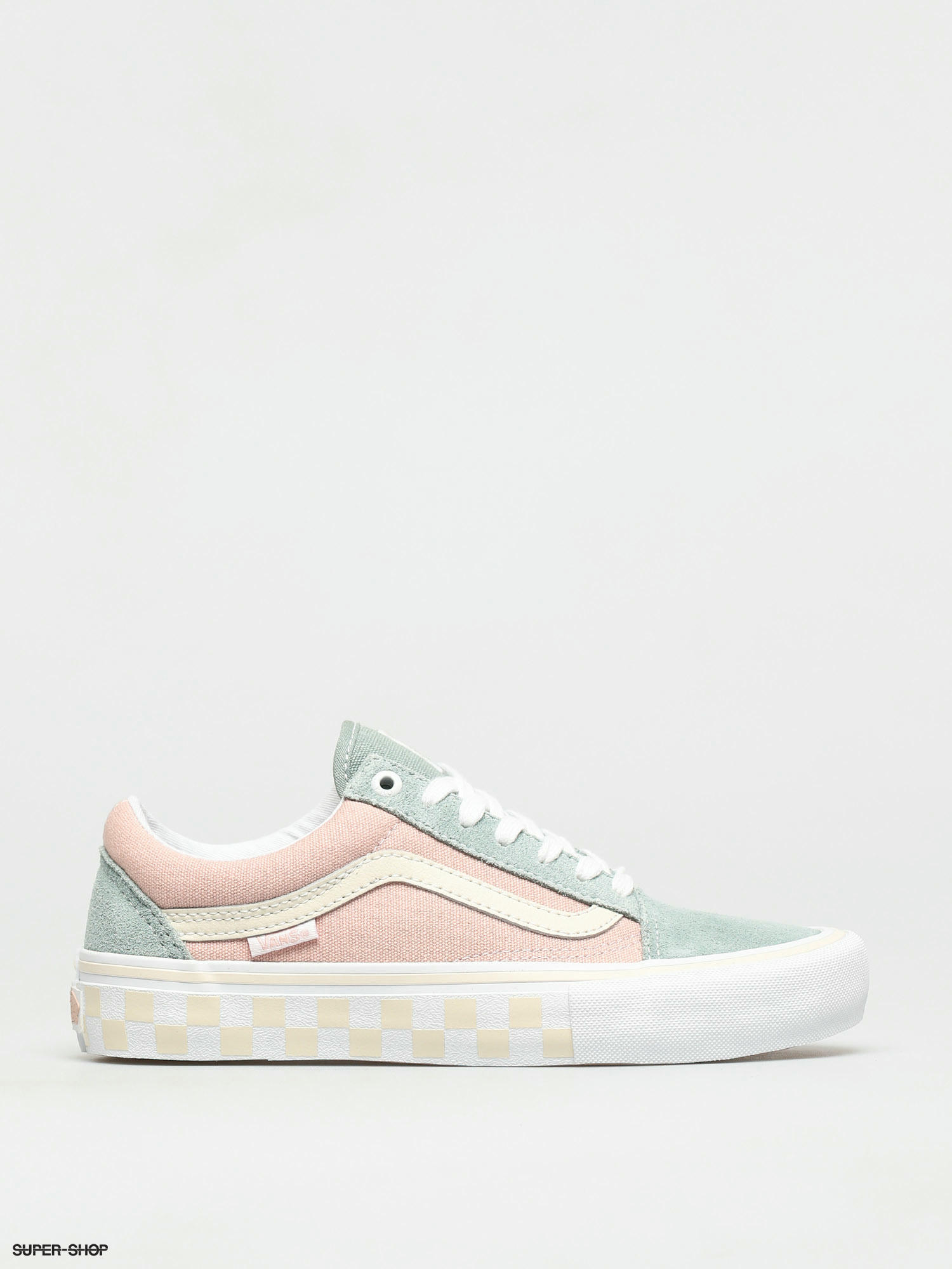 peach blue vans