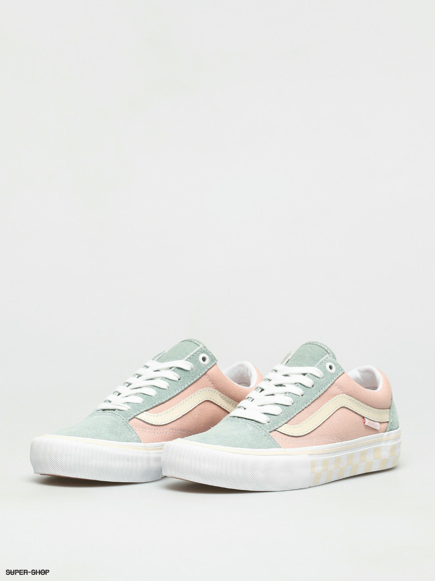 peach blue vans