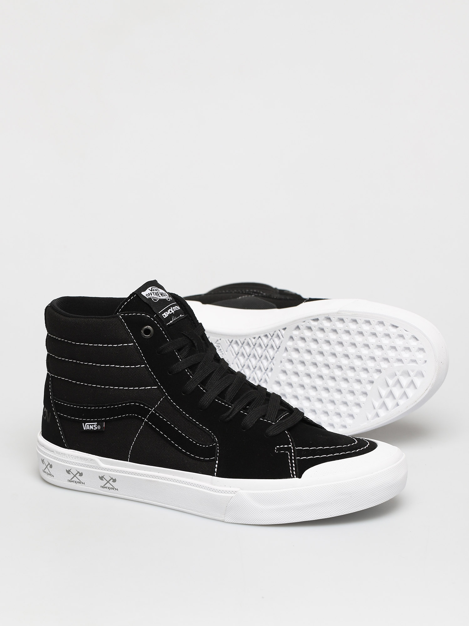 Vans X Demolition Sk8 Hi Pro Bmx Shoes (demolition/black/white)