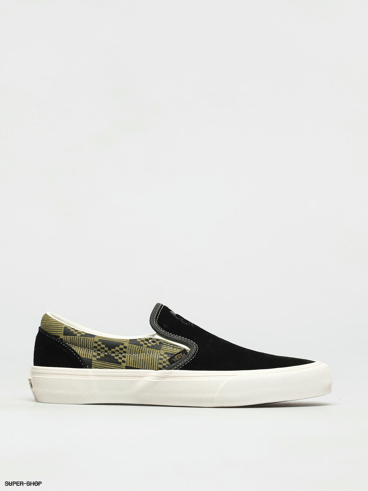 Vans slip on deals sf black