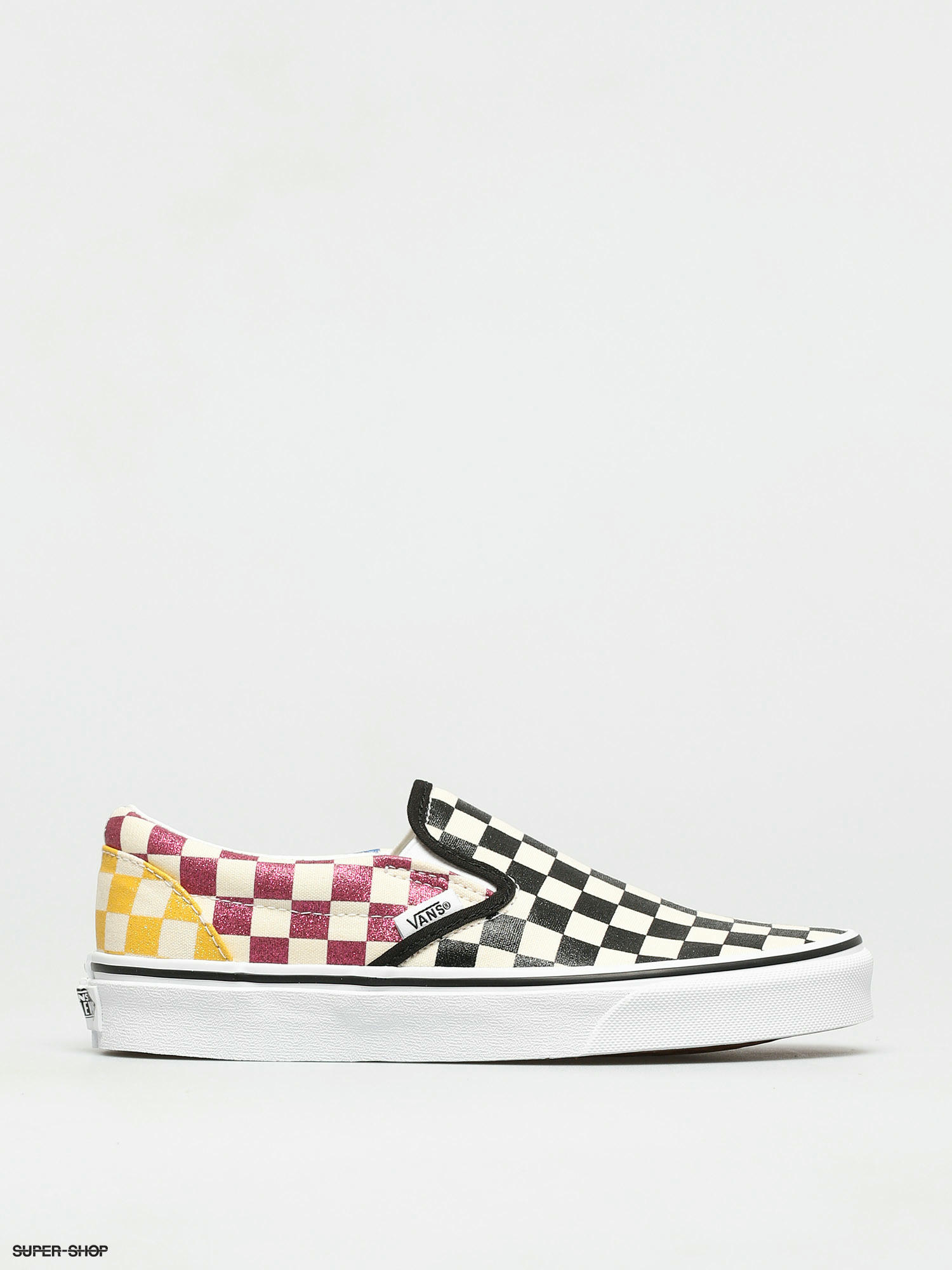 Glitter 2024 checkered vans