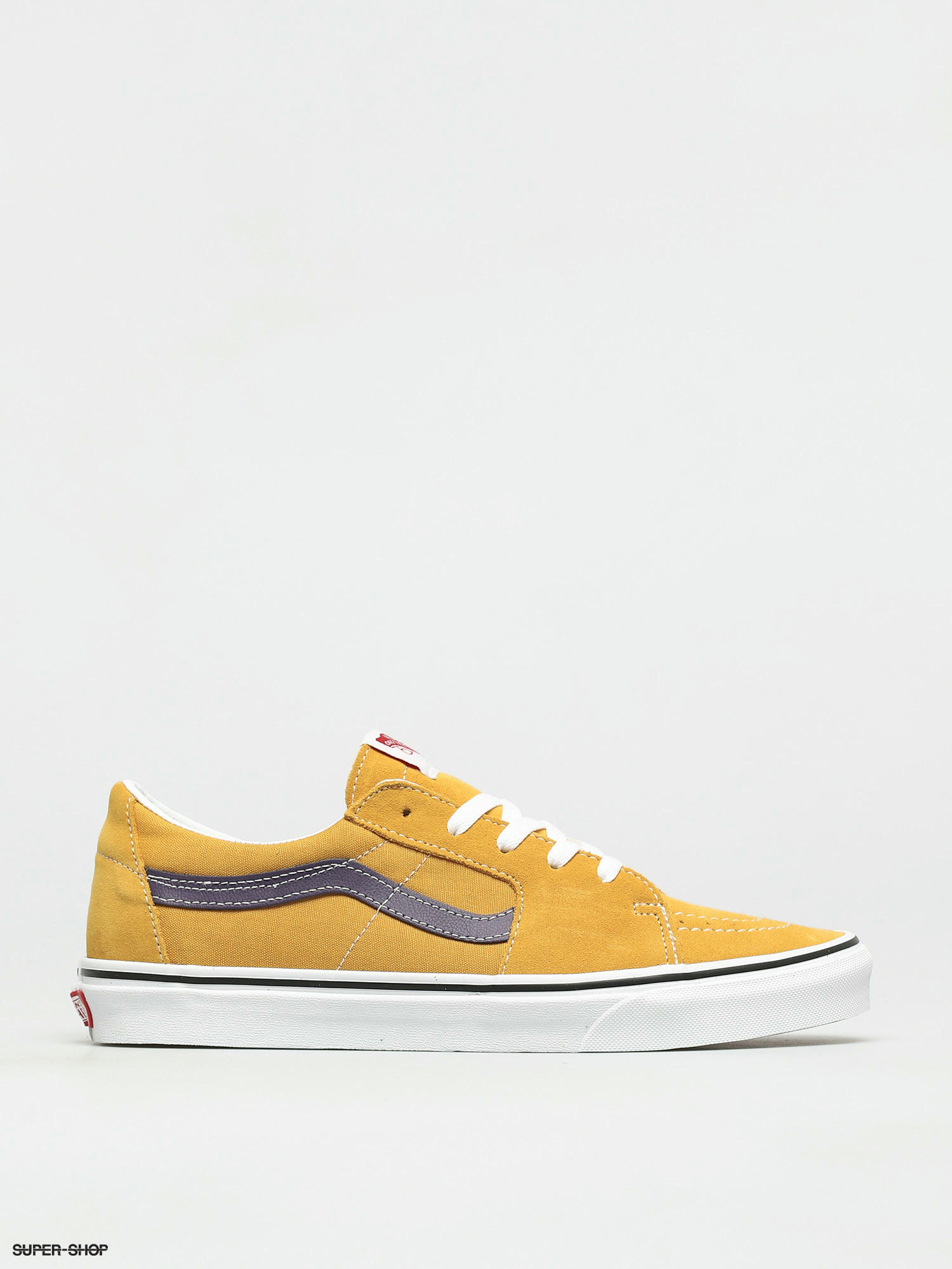 Purple and gold store vans