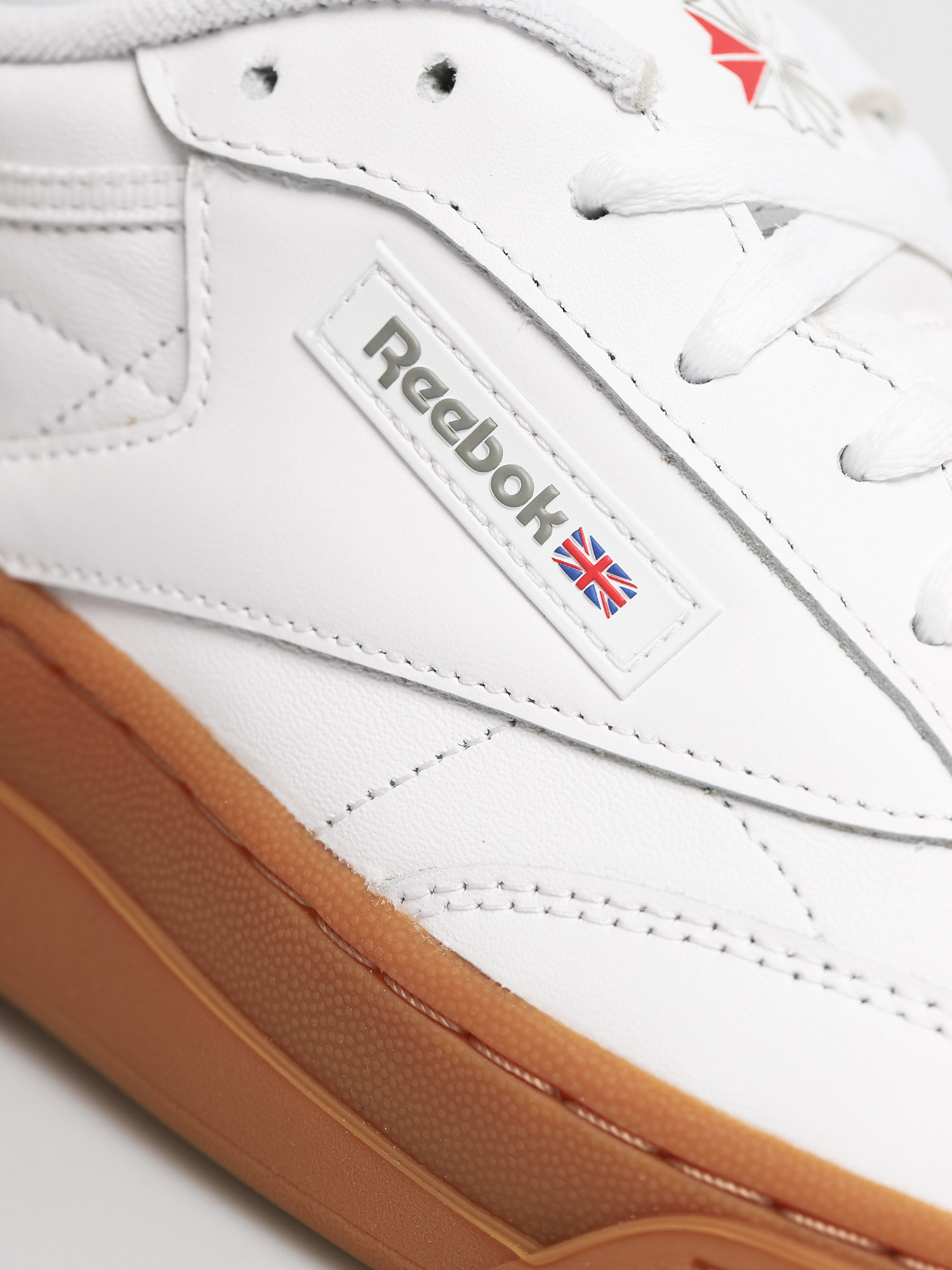 Reebok Club C Stacked Shoes (white 