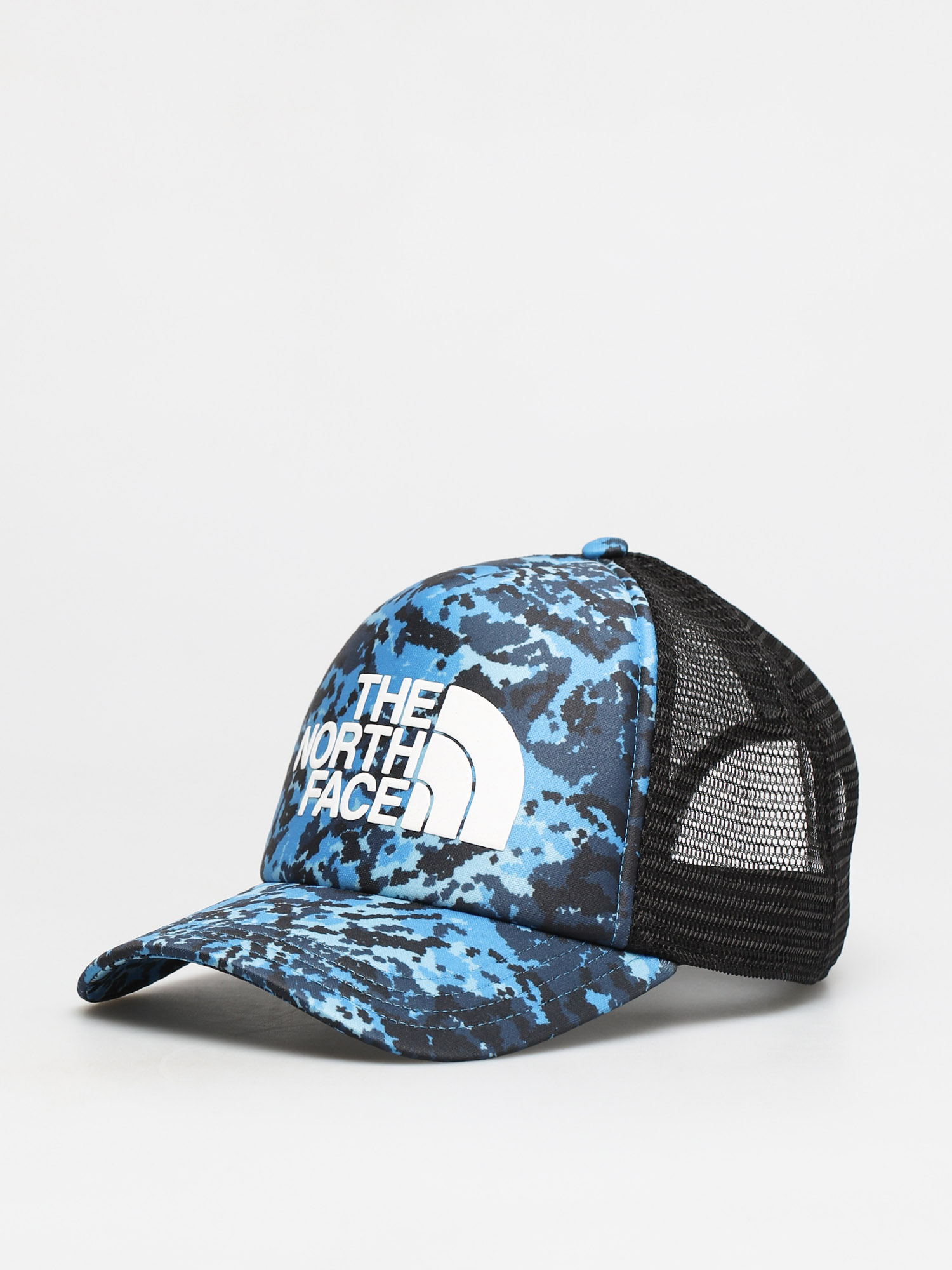 The North Face TNF Logo Trucker ZD Cap (clearlakebluhimalayncmprt)