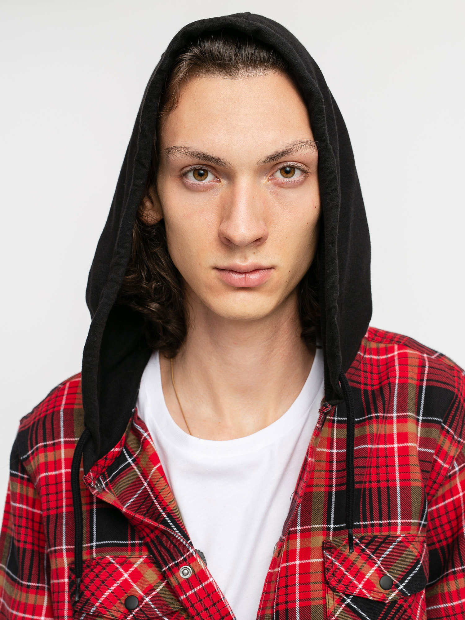 vans parkway hooded flannel
