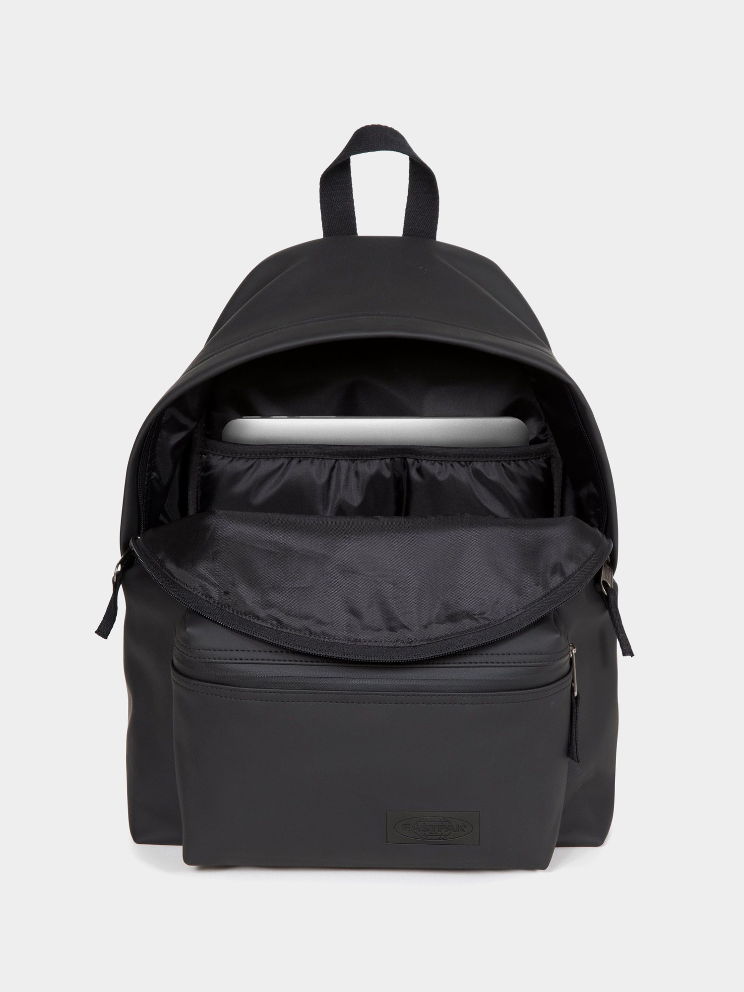 Matte black online backpack