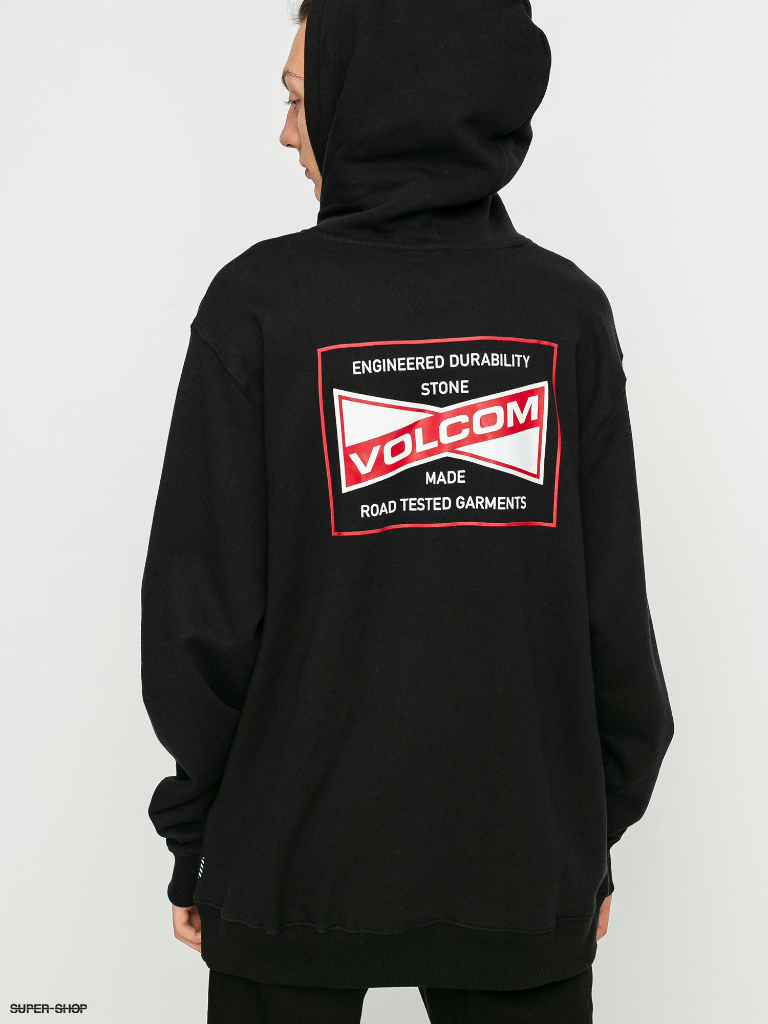 volcom hoodie black