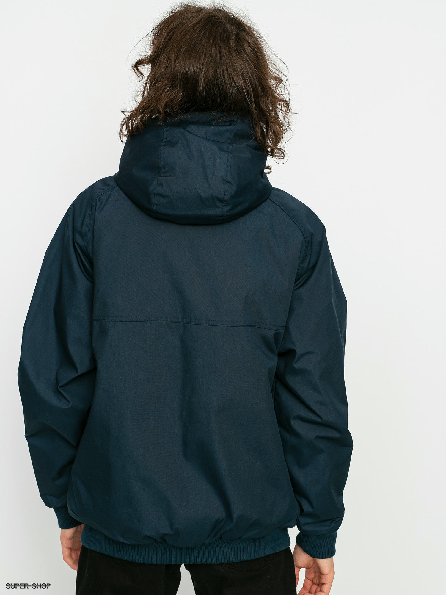 navy anorak