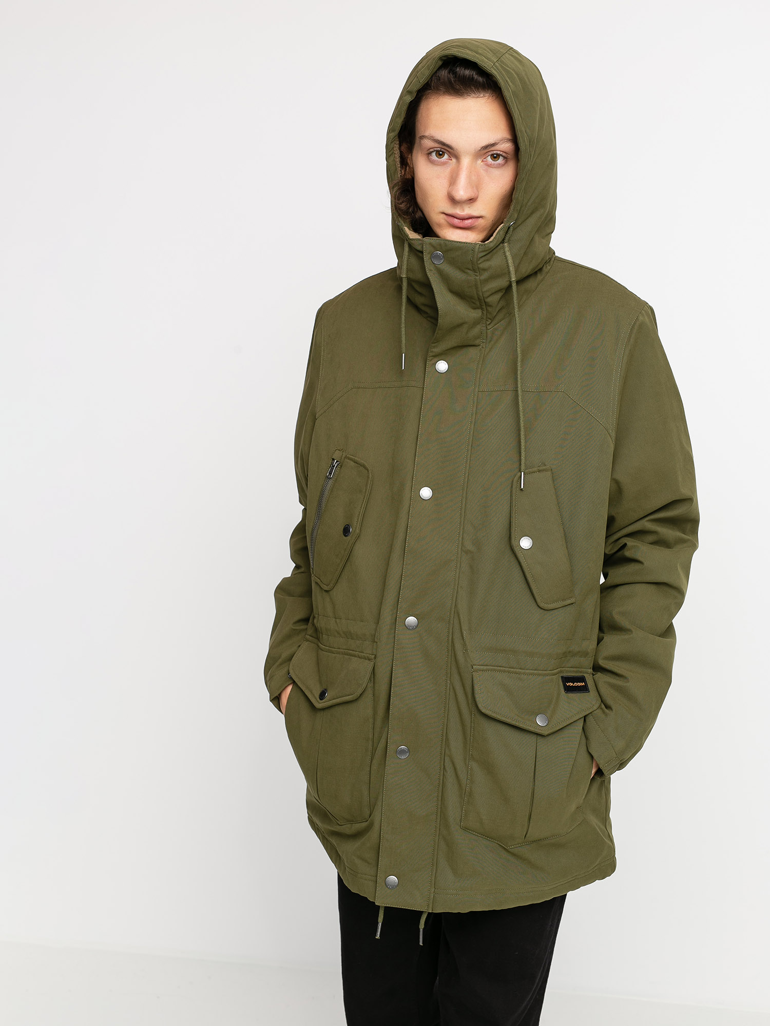 Volcom Starget 5K Parka Jacket (military)