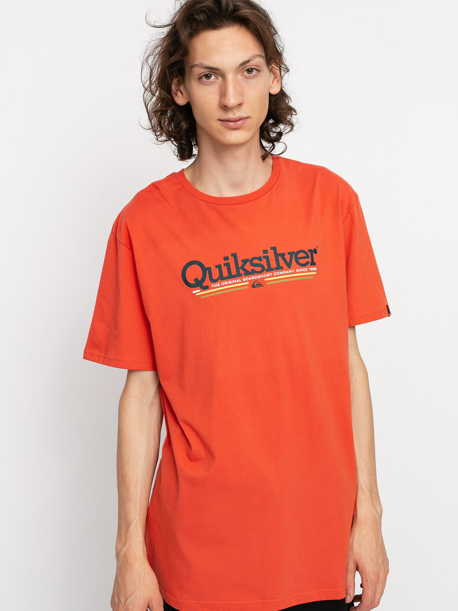 Quiksilver Tropical Lines T-shirt (chili)