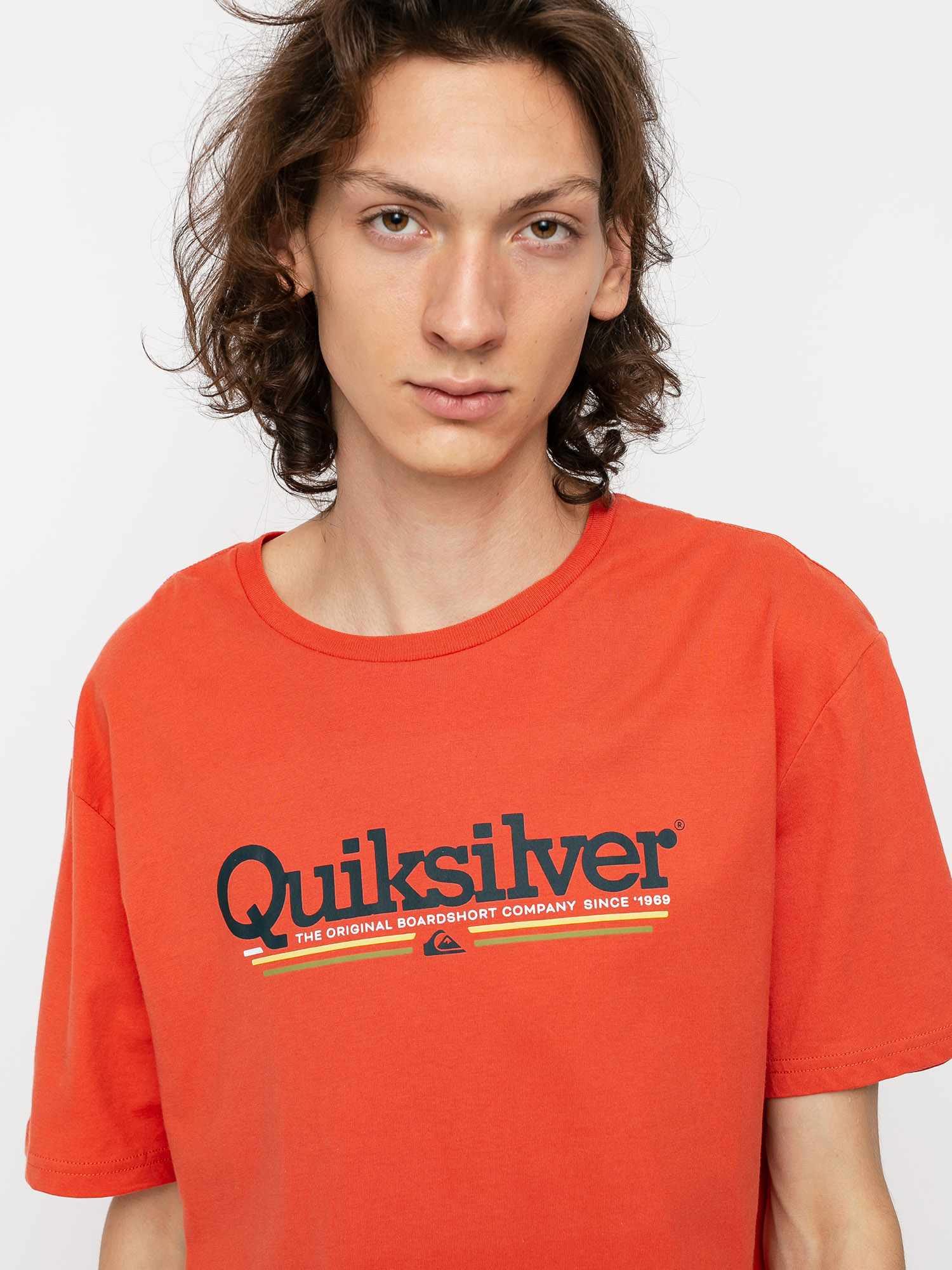 Quiksilver Tropical Lines T-shirt (chili)