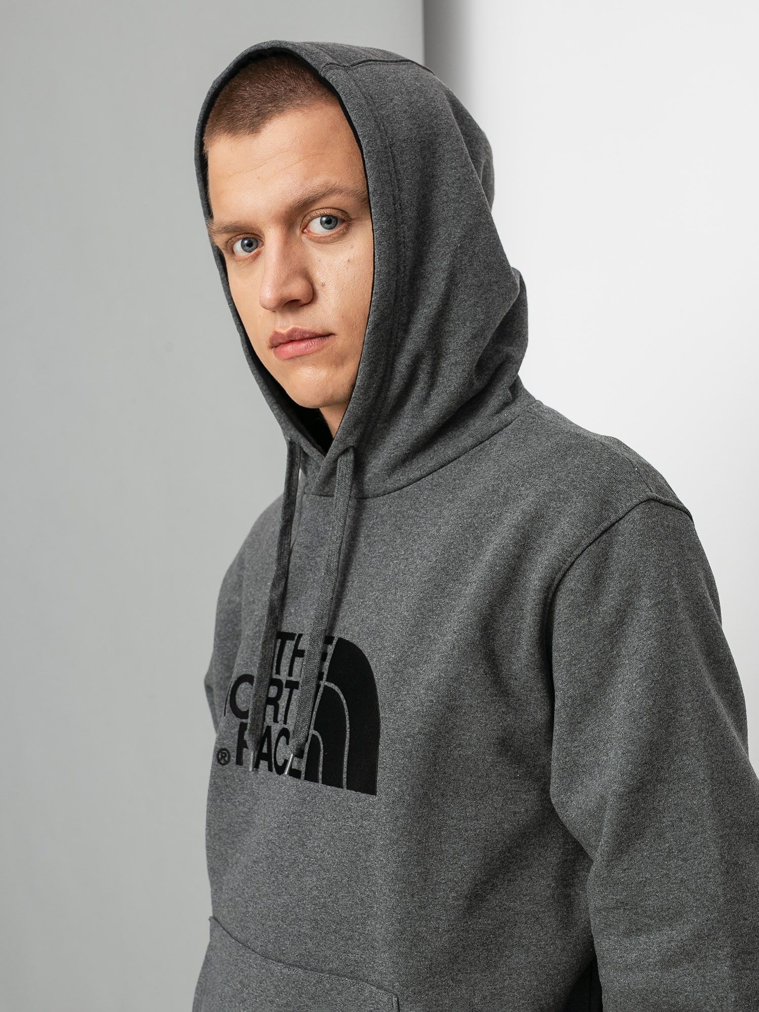 The North Face Drew Peak HD Hoodie grey (tnfmdmgryhtr(std)/tnfblck)