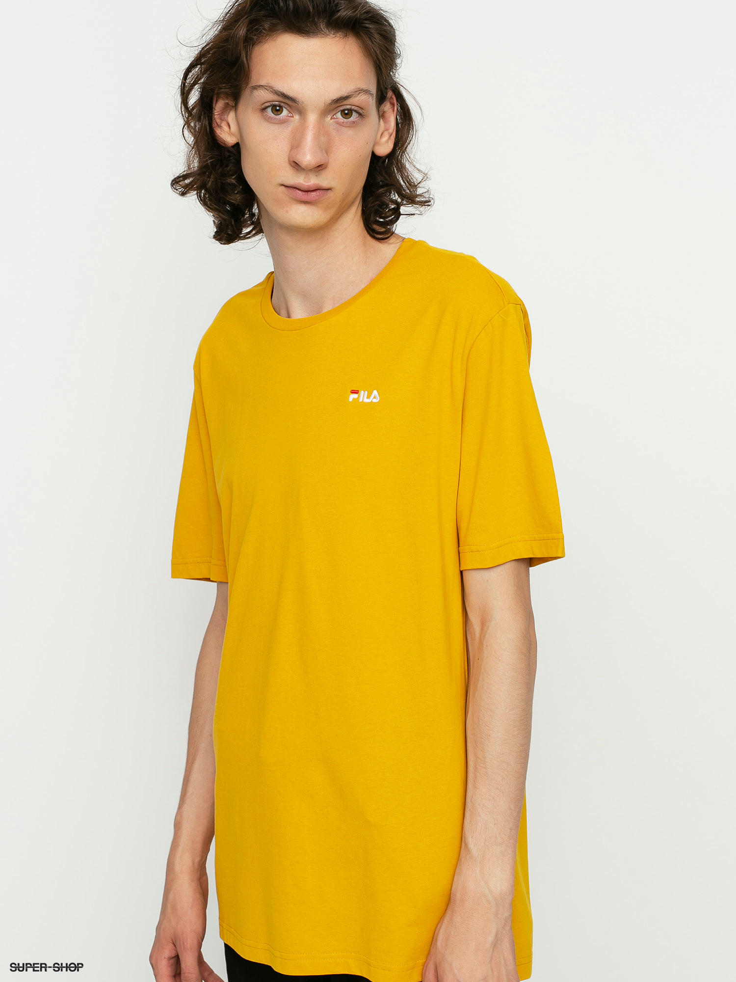 gold fila shirt