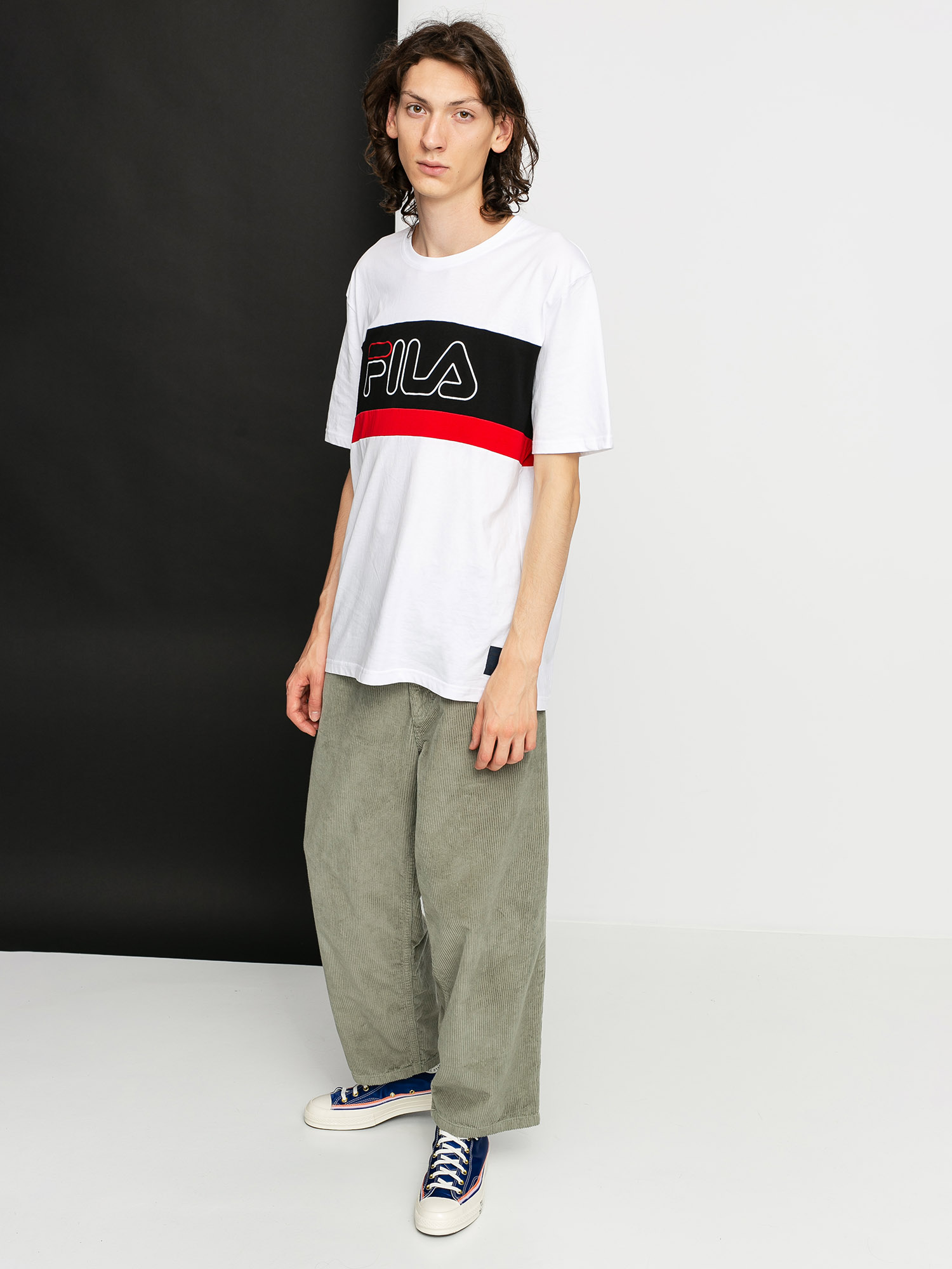 Fila Laurens T-shirt (bright white/black/true red)