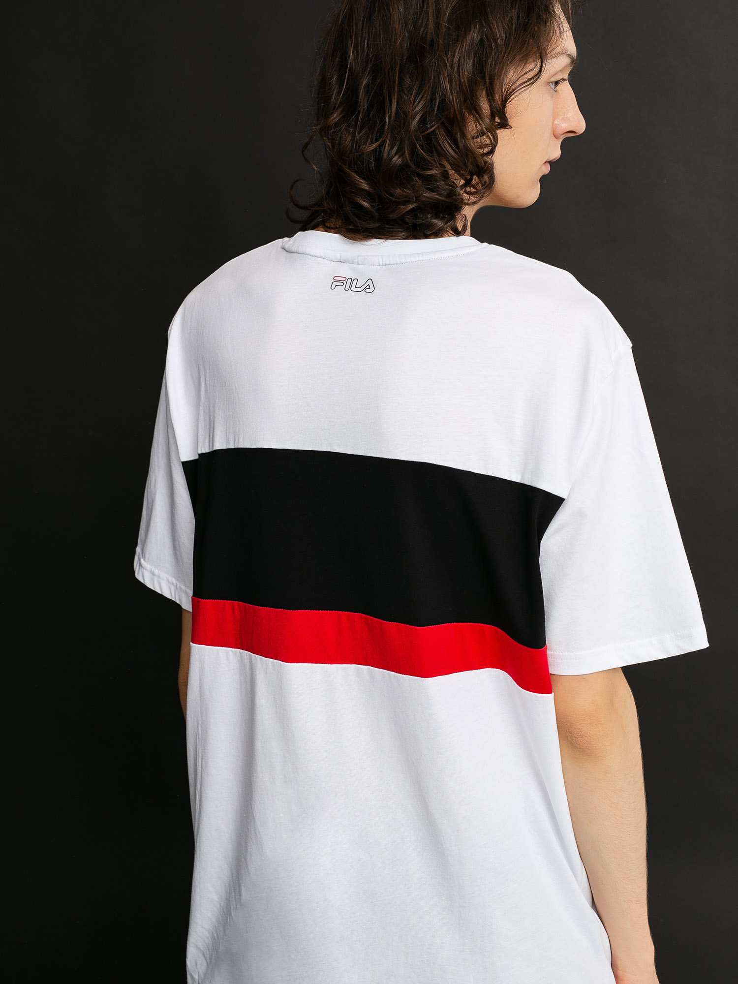 Fila Laurens T-shirt (bright white/black/true red)