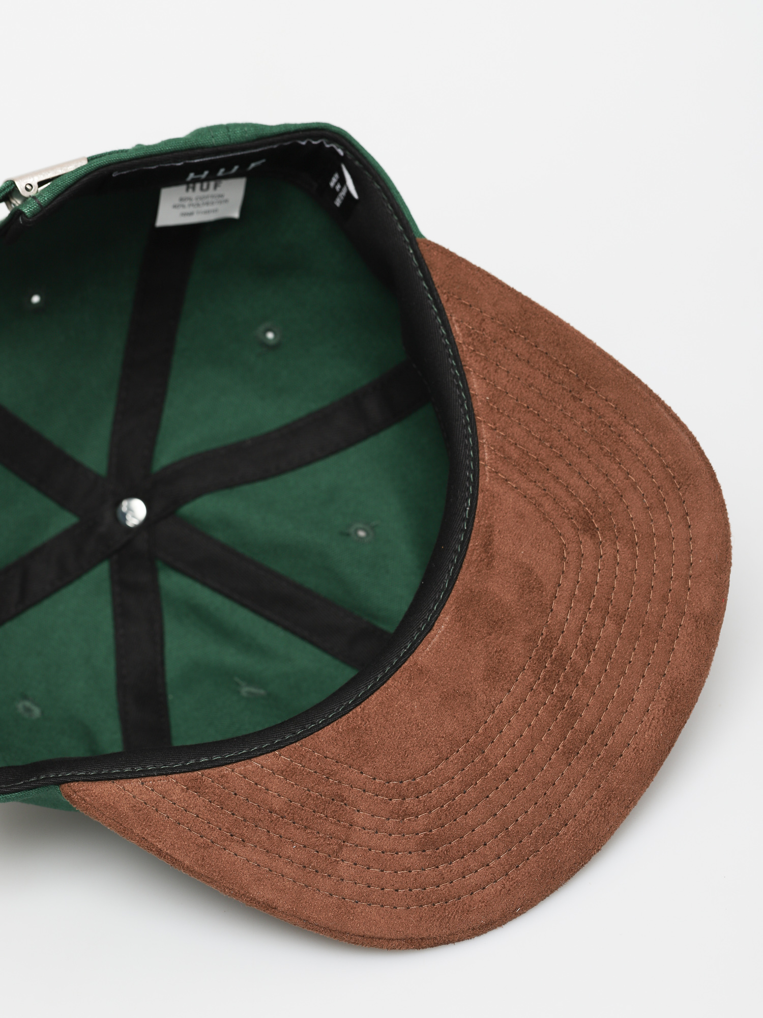 HUF Haze Contrast 6 Panel ZD Cap - Grün (forest)