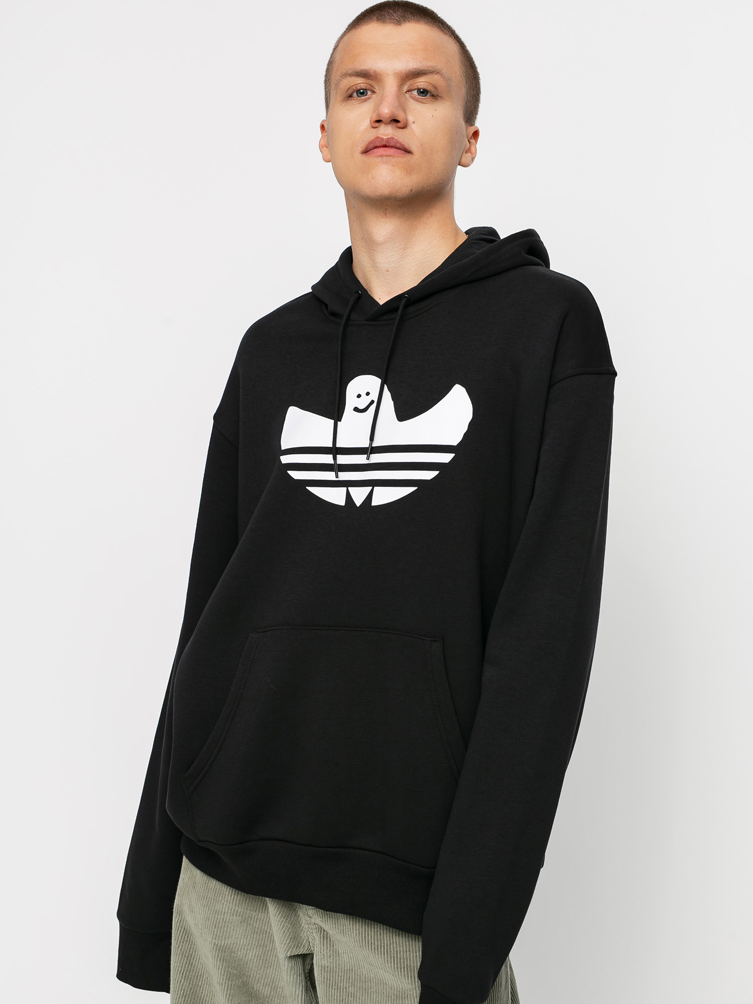 boys black adidas hoodie