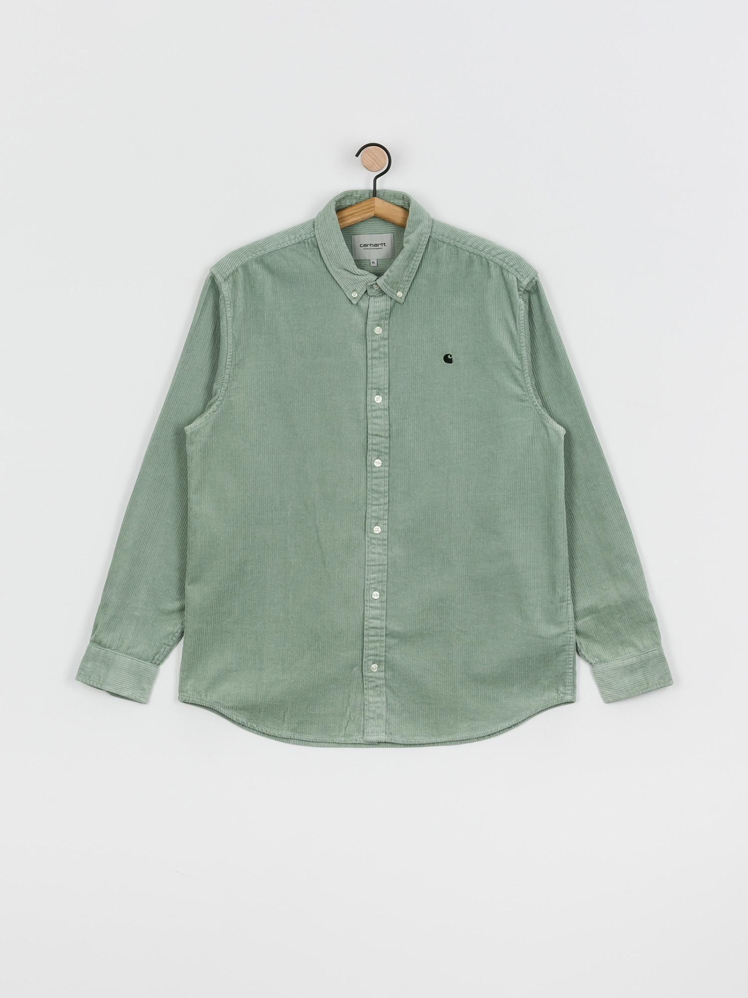 Carhartt WIP Madison Cord Hemd (frosted green/black)