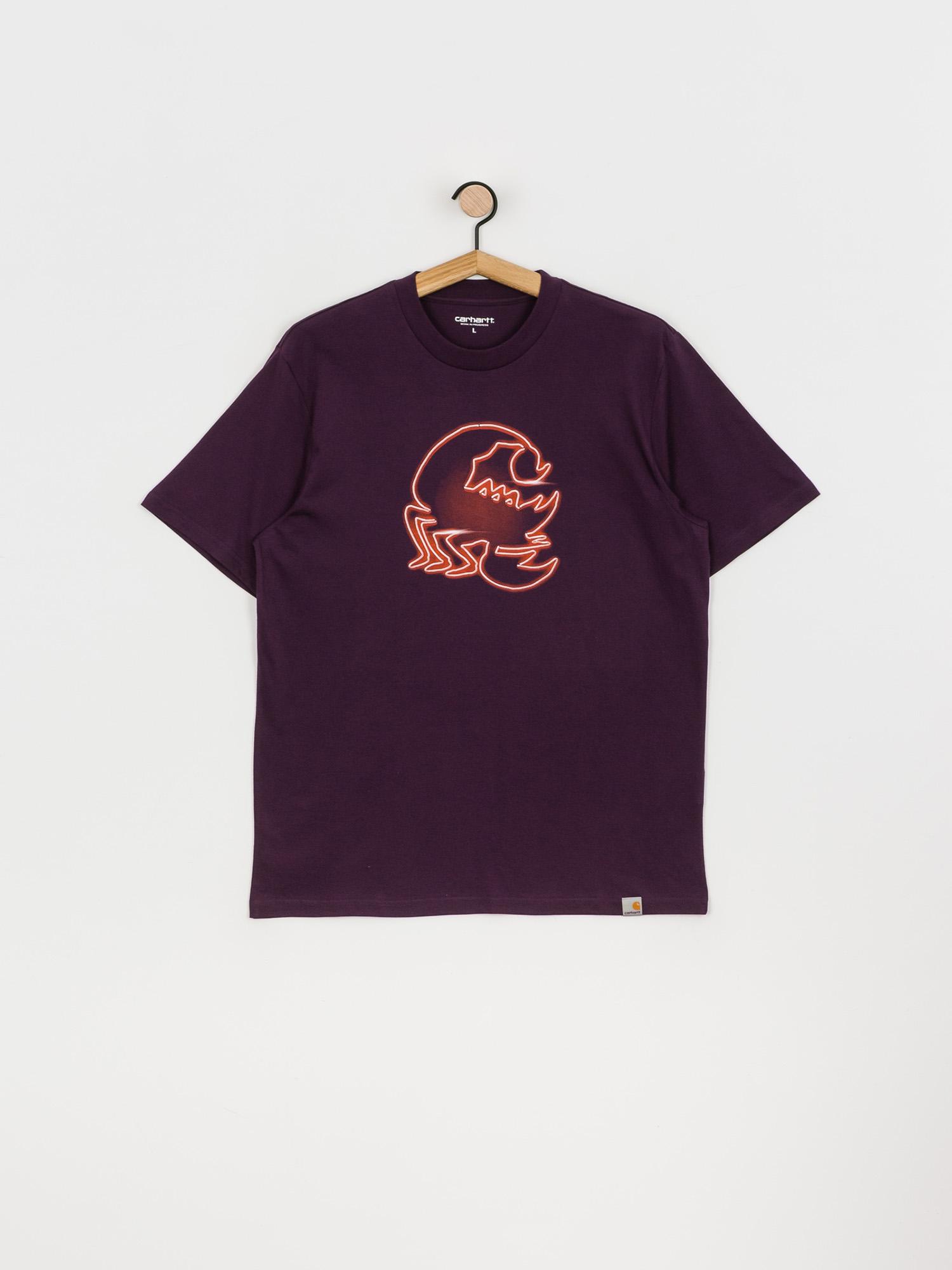 Carhartt WIP Neon Scorpion T-shirt black (boysenberry)