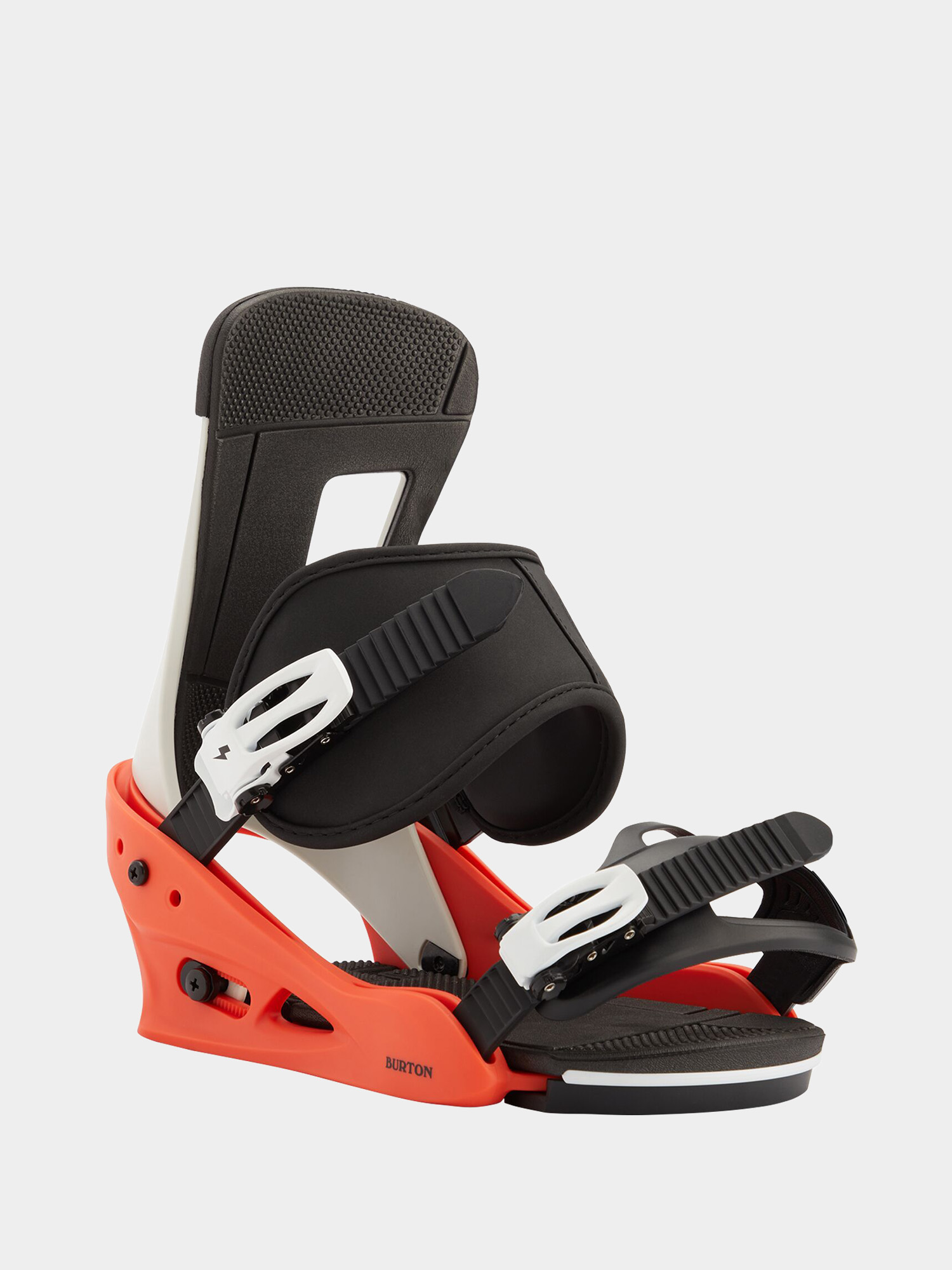 Mens Burton Freestyle Snowboard bindings (red/white/black)