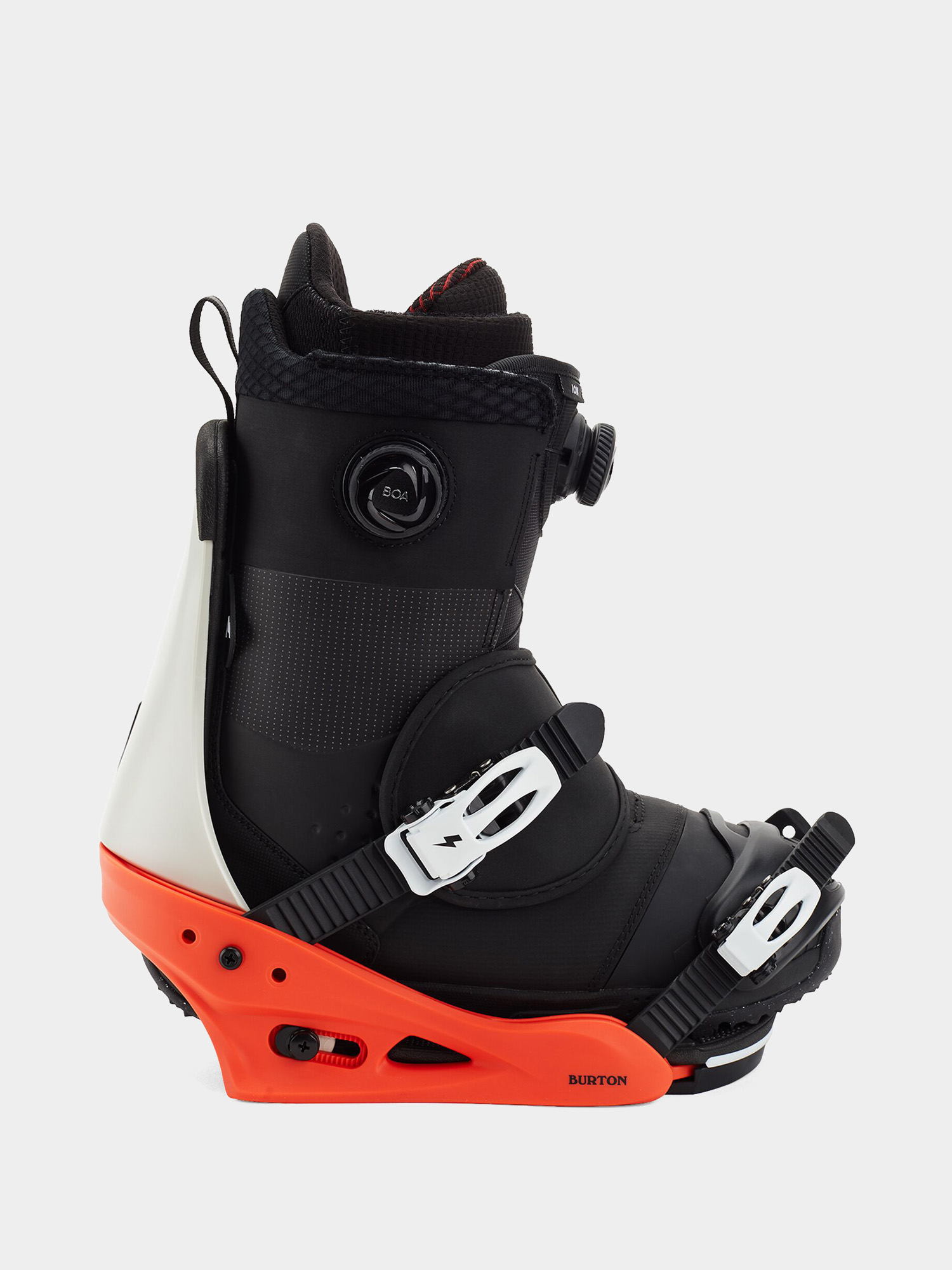 Mens Burton Freestyle Snowboard bindings (red/white/black)