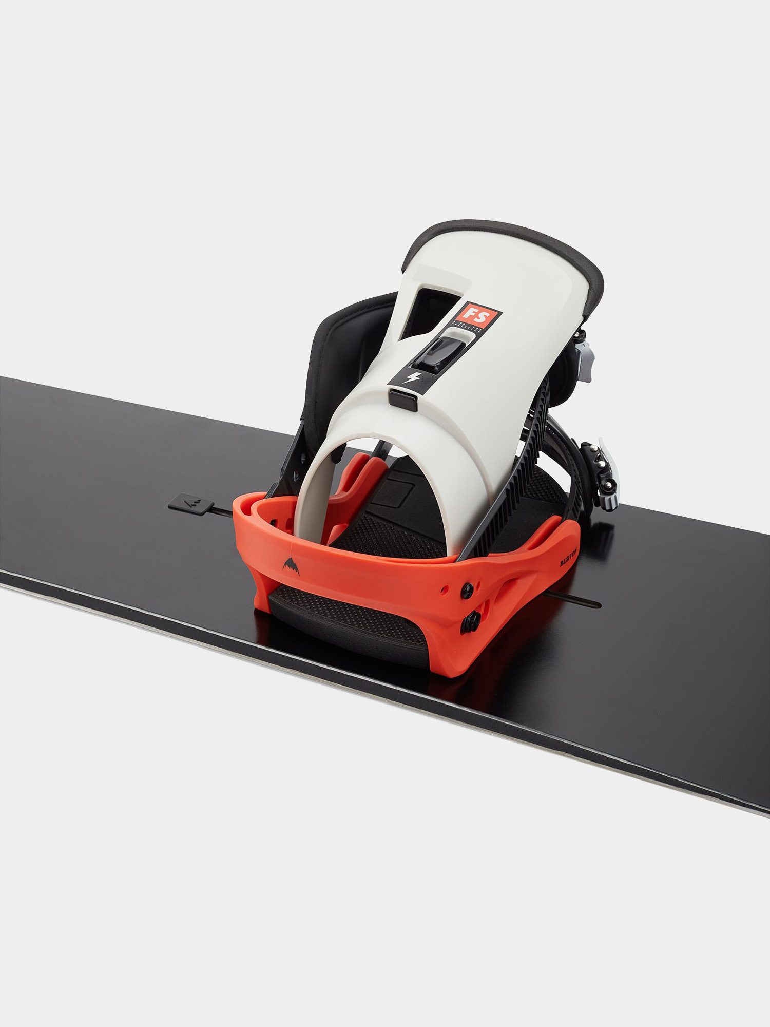 Mens Burton Freestyle Snowboard bindings (red/white/black)