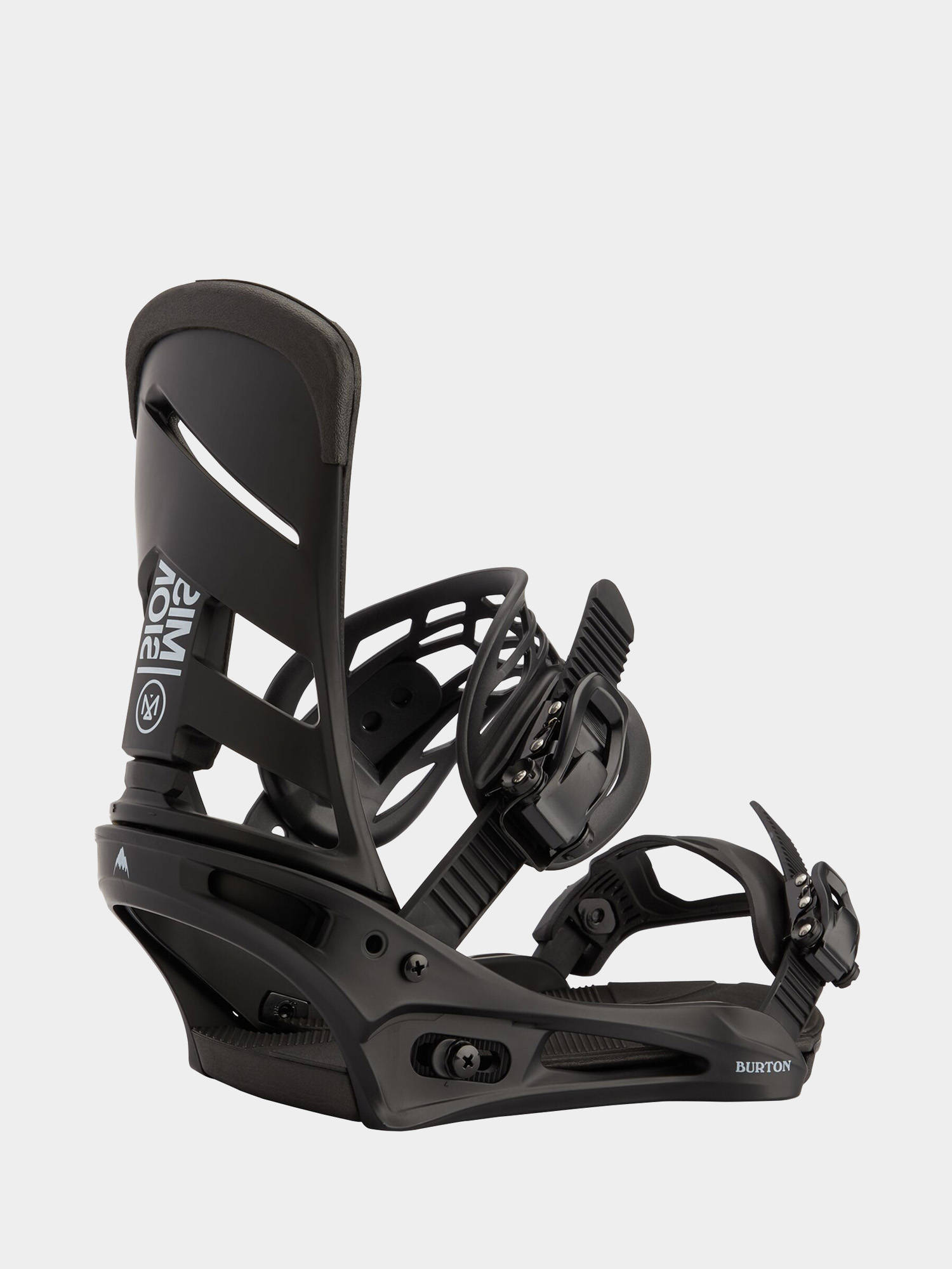 Mens Burton Mission Re:Flex Snowboard bindings (black)