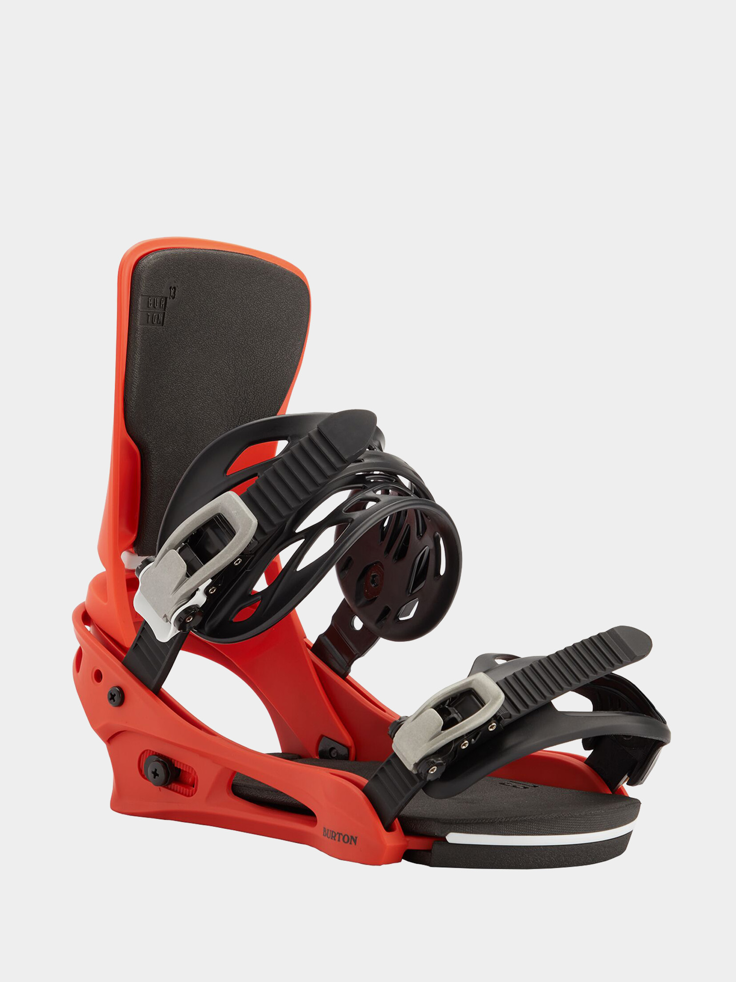 red snowboard bindings