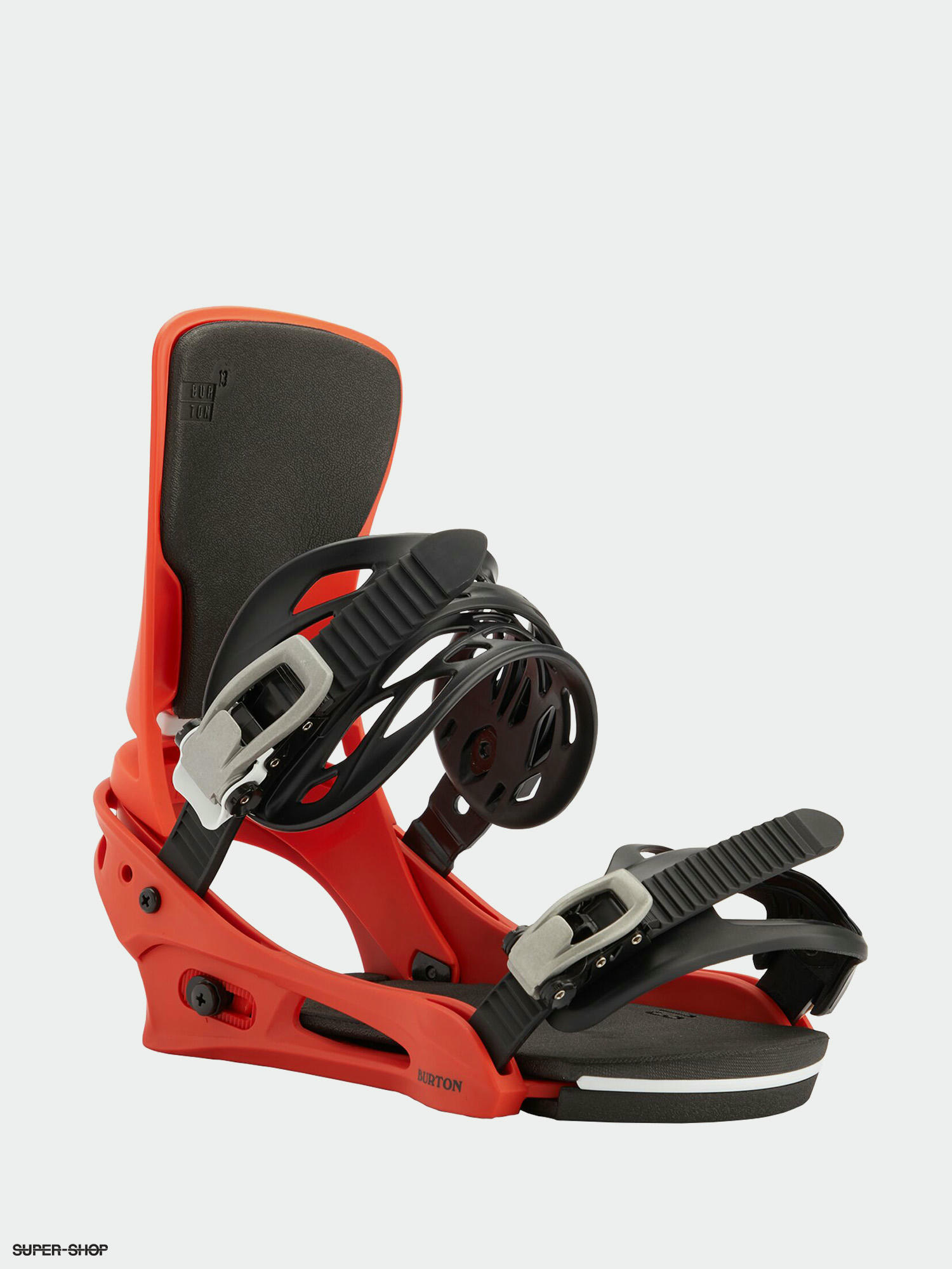 Mens Burton Cartel Snowboard bindings bright red