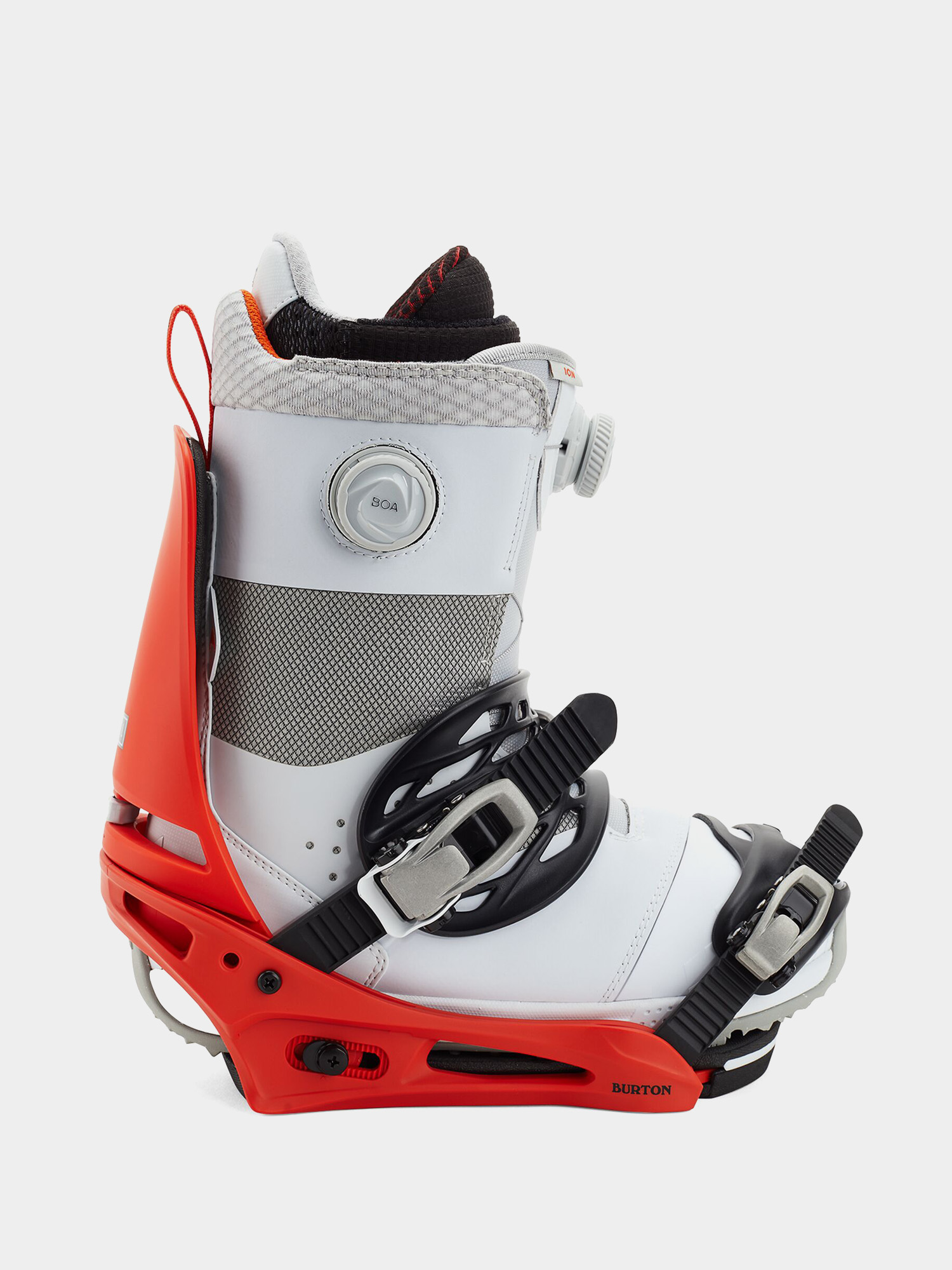 Mens Burton Cartel Snowboard bindings (bright red)