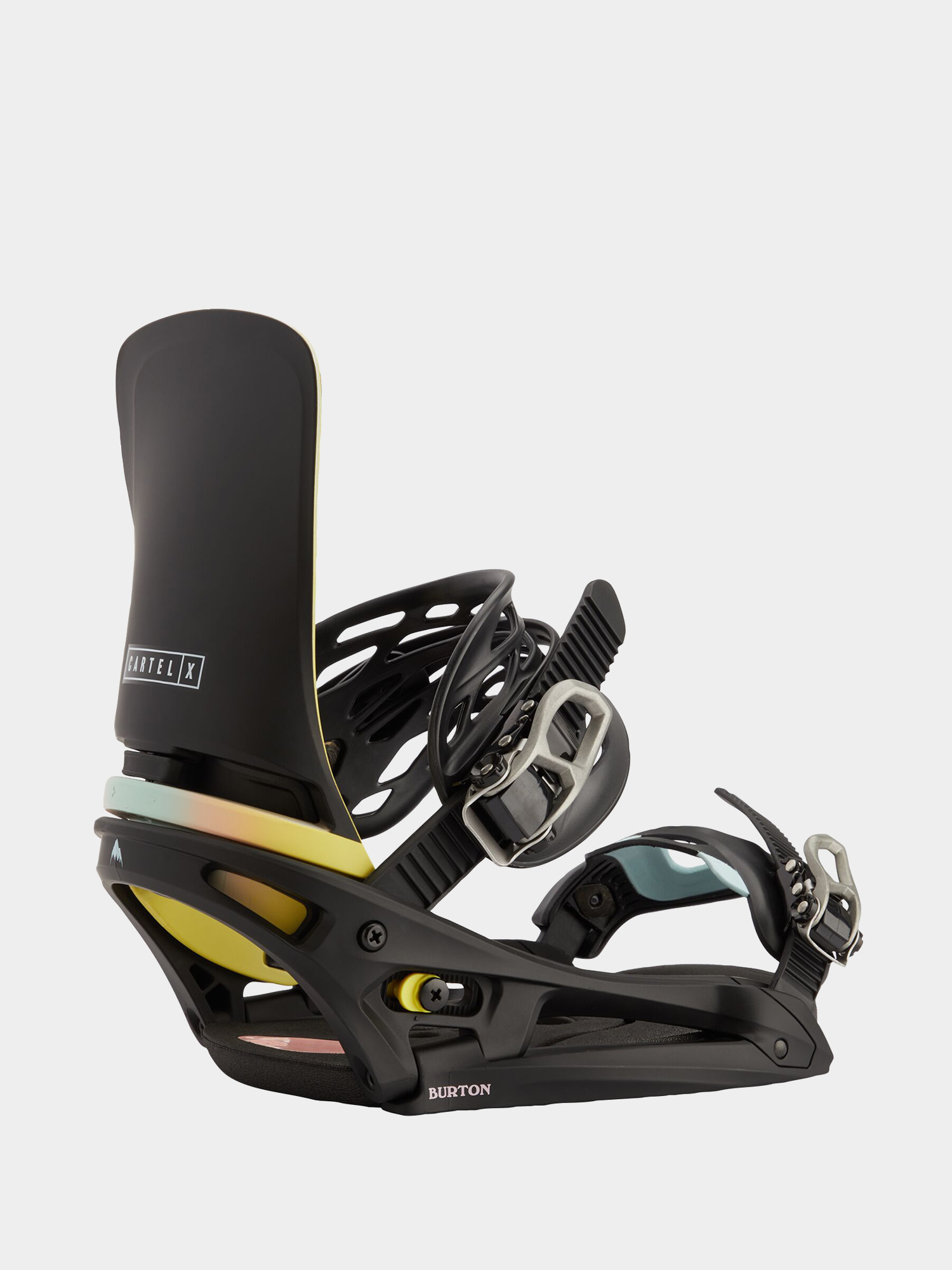 Mens Burton Cartel X Est Snowboard bindings (black/multi)
