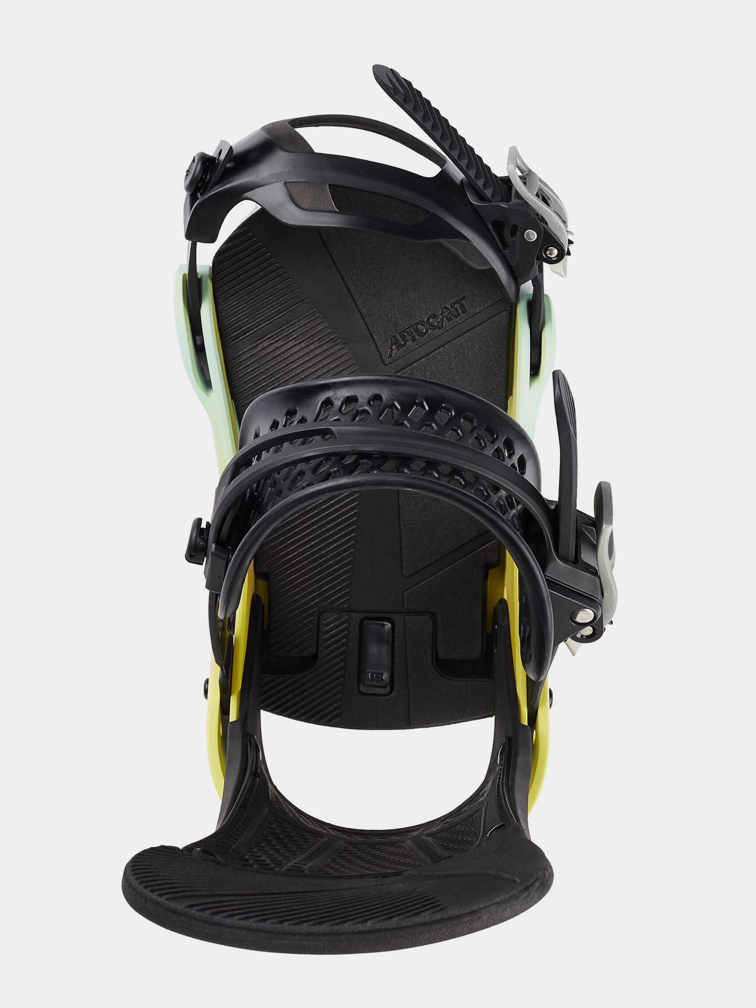 Mens Burton Malavita Snowboard bindings (pink/yellow/blue)