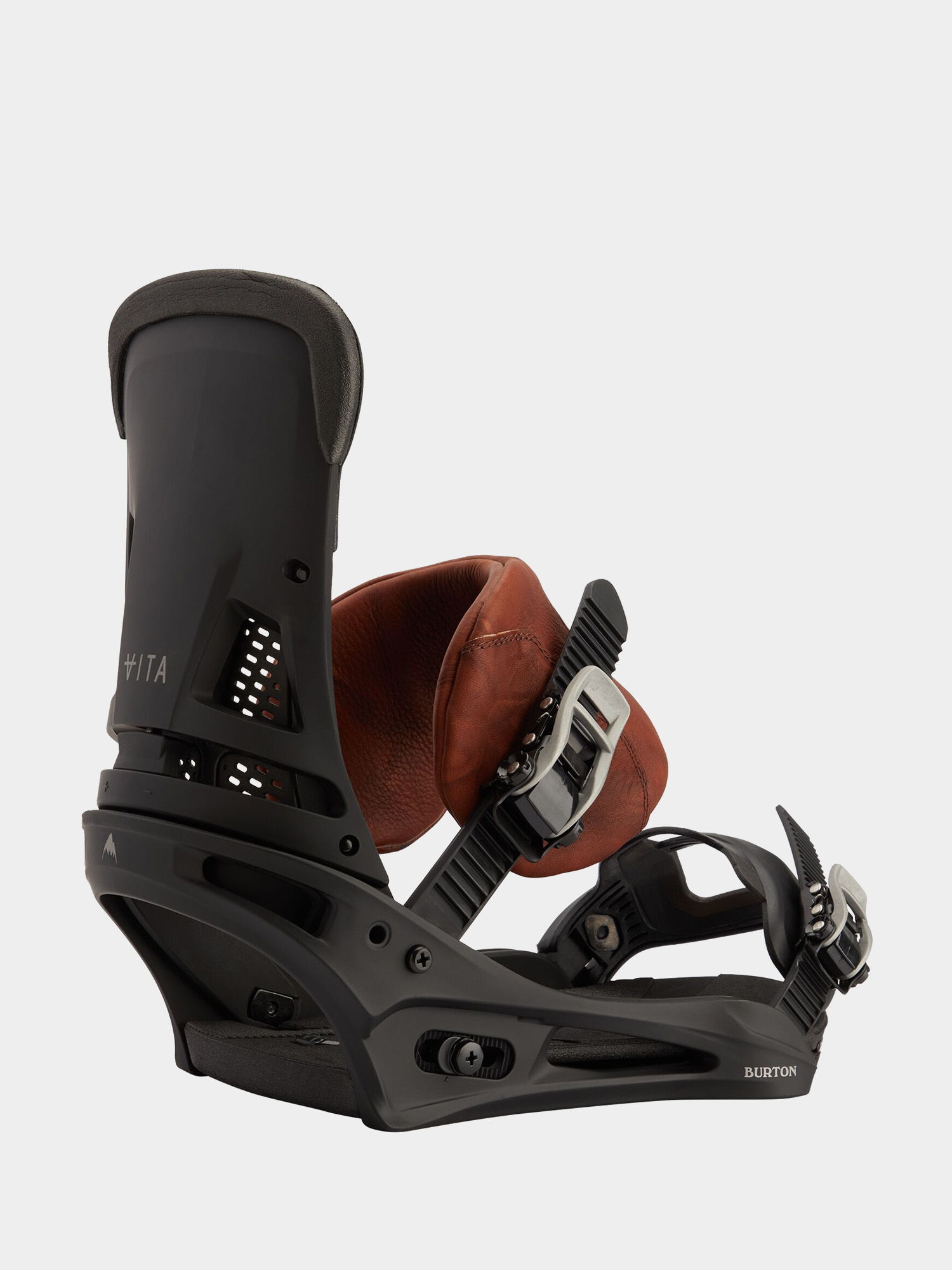 Mens Burton Malavita Snowboard bindings (marbled leather)