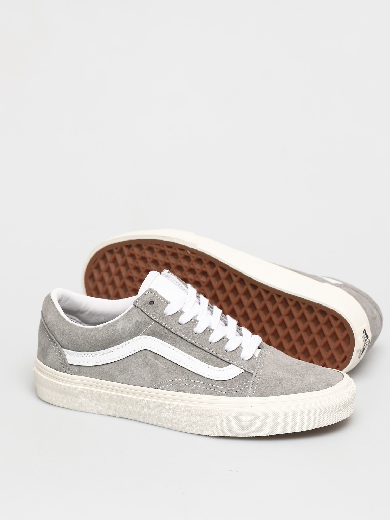 Vans Old Skool Schuhe (pig suede/drizzlesnowwht)