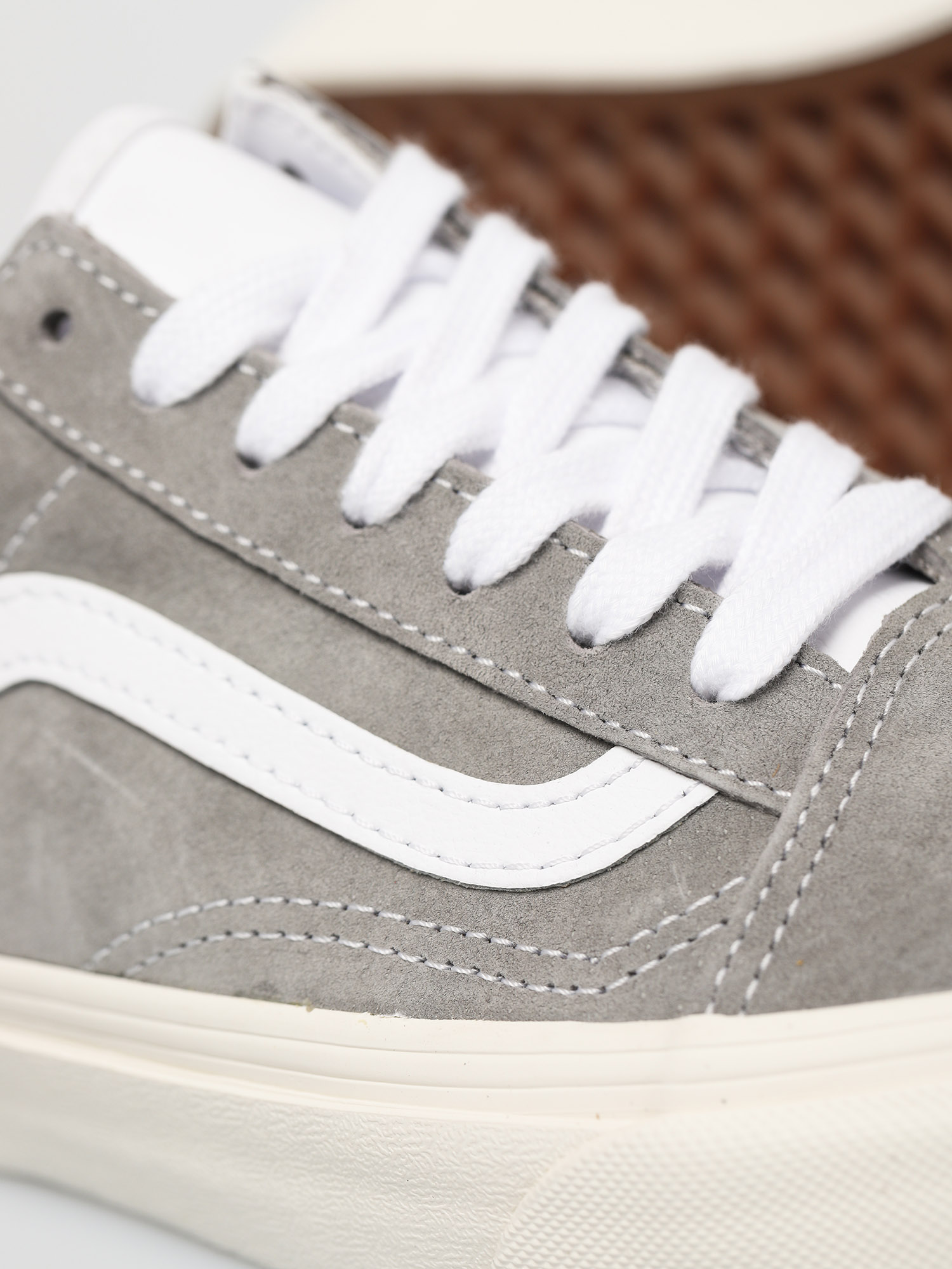 Vans Old Skool Schuhe (pig suede/drizzlesnowwht)