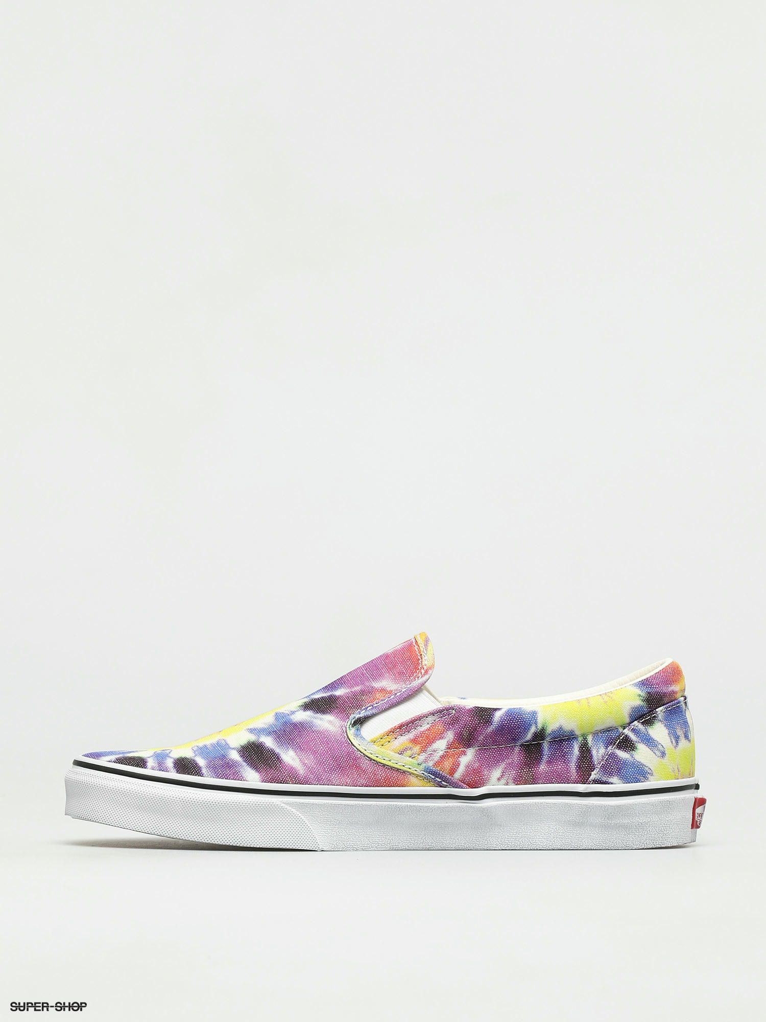 vans slip on washed tie dye canvas sneaker