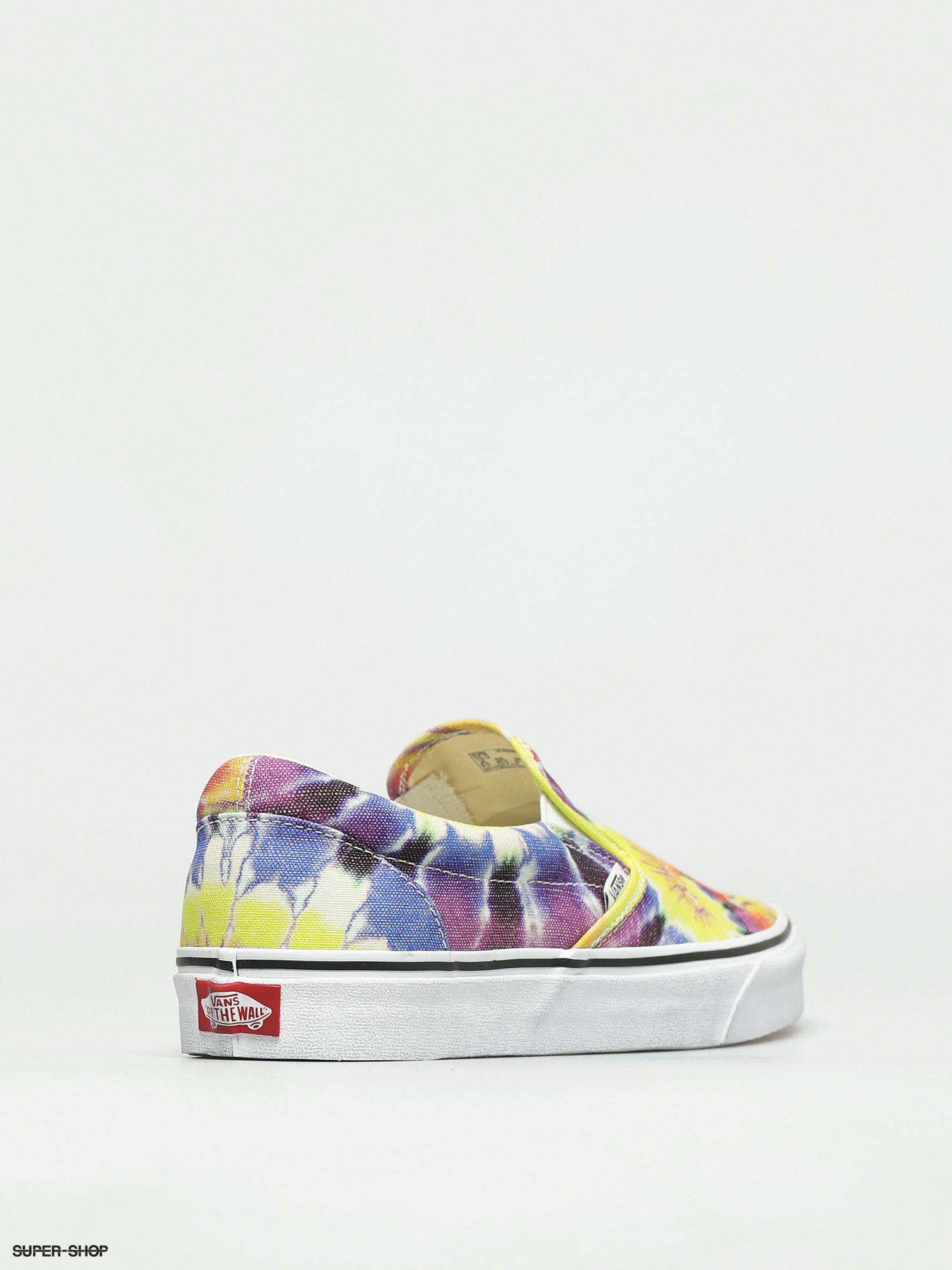 vans slip on washed tie dye canvas sneaker