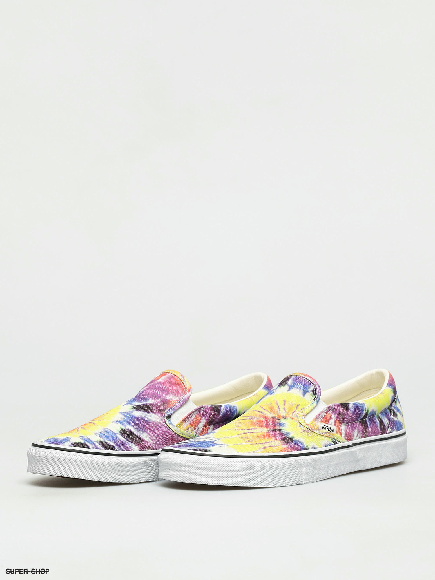 vans slip on washed tie dye canvas sneaker