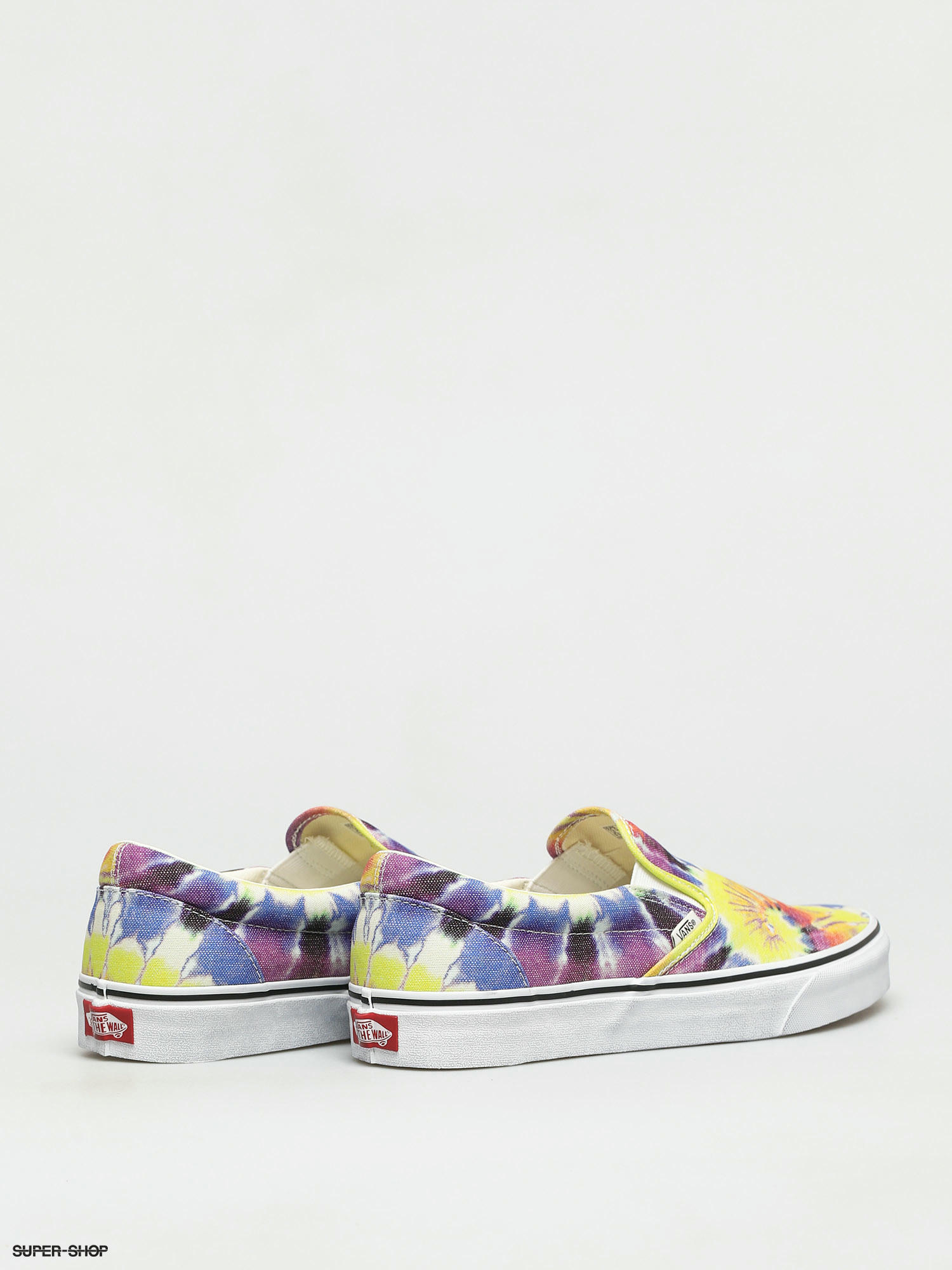 vans slip on washed tie dye canvas sneaker