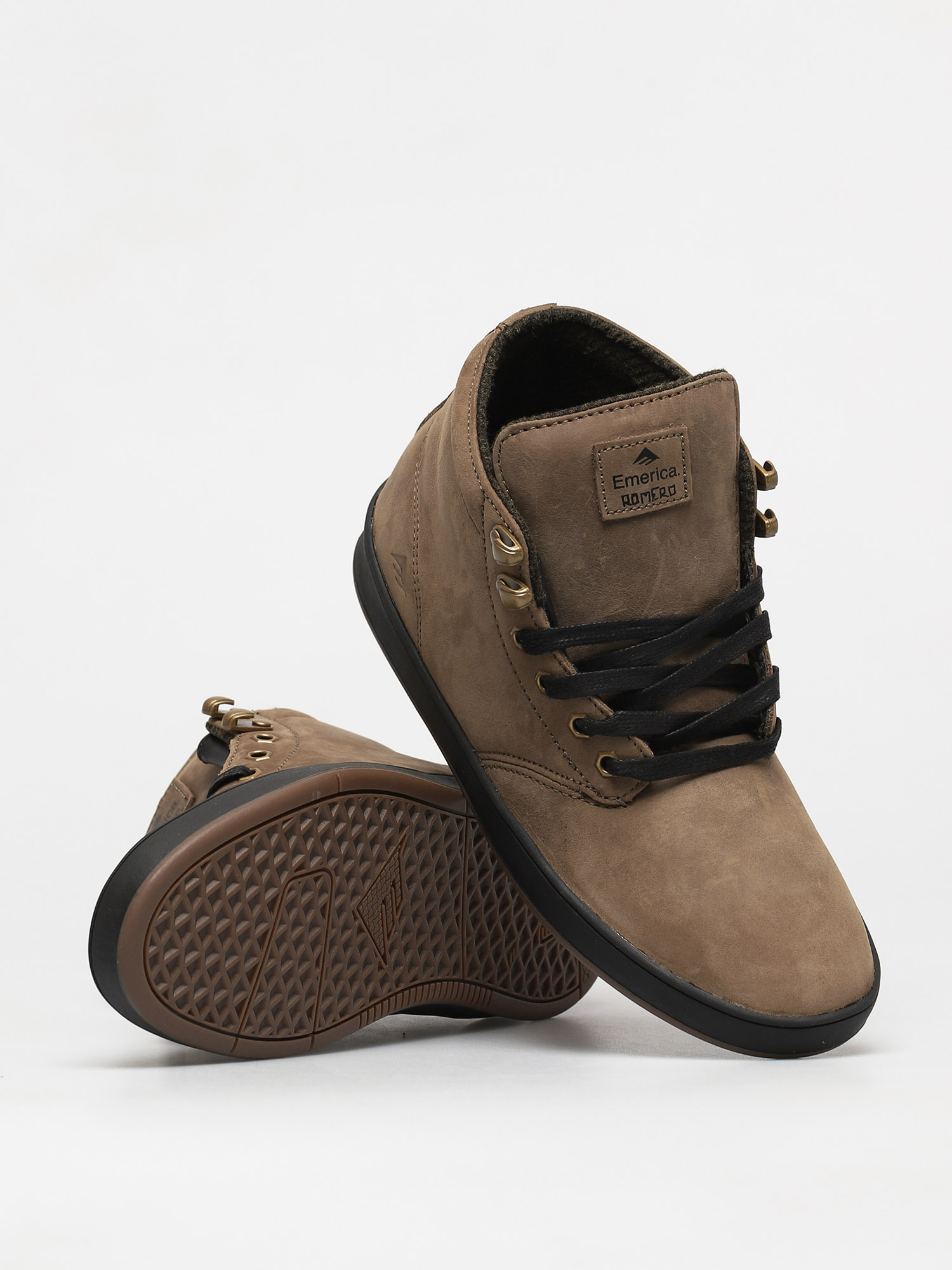 Emerica Romero Laced High Shoes (brown/gold/black)