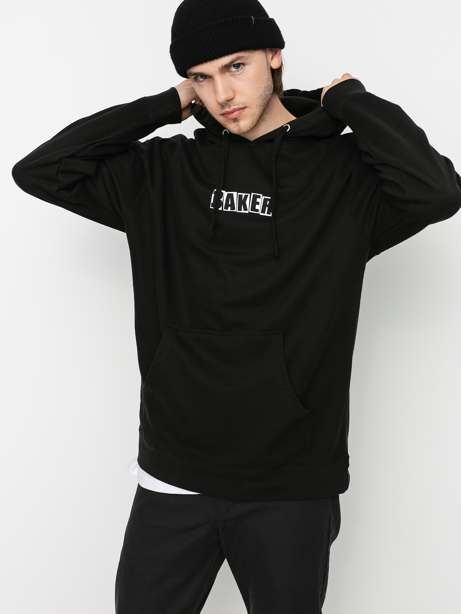 Baker Og Brand Logo HD Hoodie - black (black)