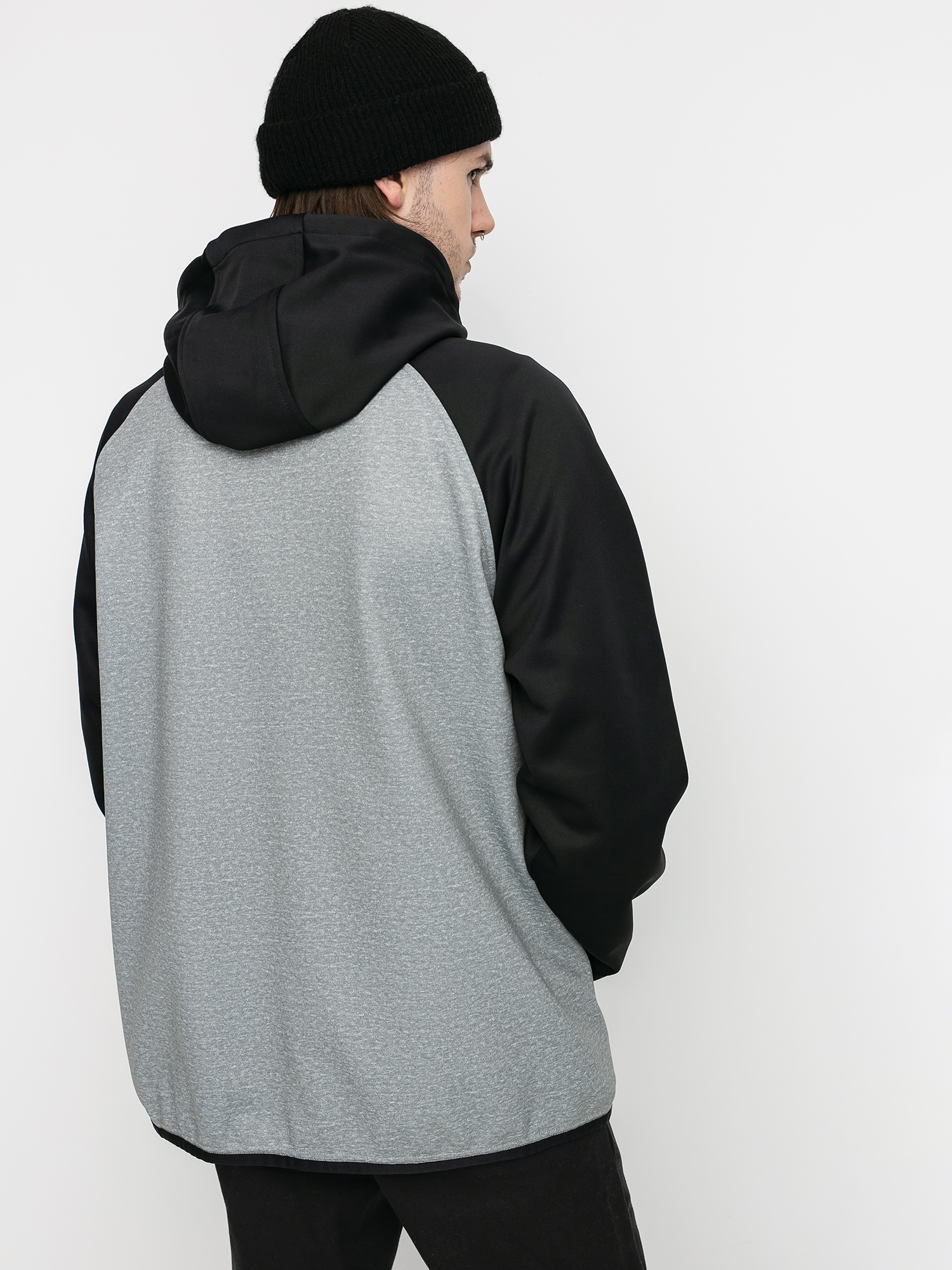 Herren Burton Crown Weatherproof ZHD Aktives sweatshirt (gray heather/true black)