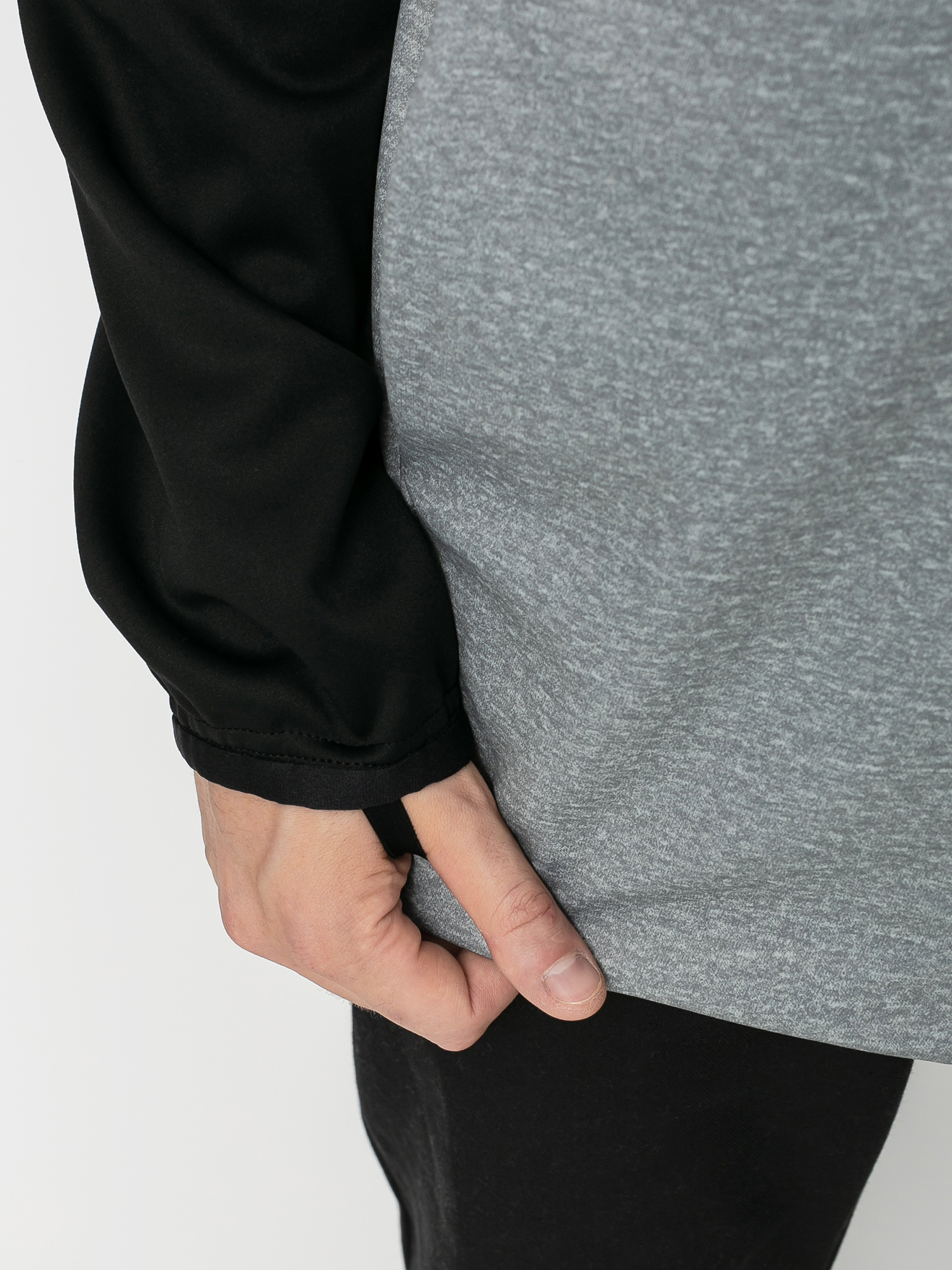 Herren Burton Crown Weatherproof ZHD Aktives sweatshirt (gray heather/true black)