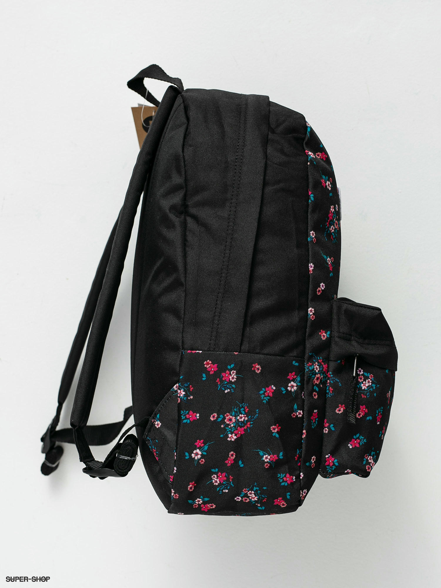 vans realm backpack dark floral