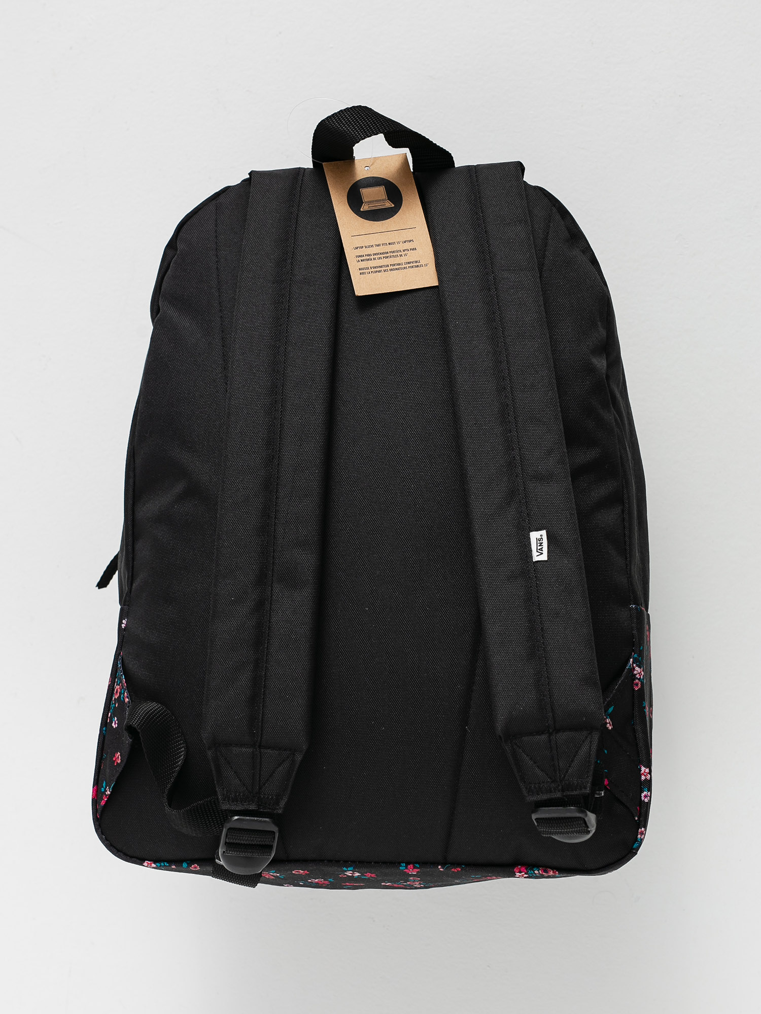 Balo Vans Vans Realm Floral Black 22l Backpack Mochila Vans Vans
