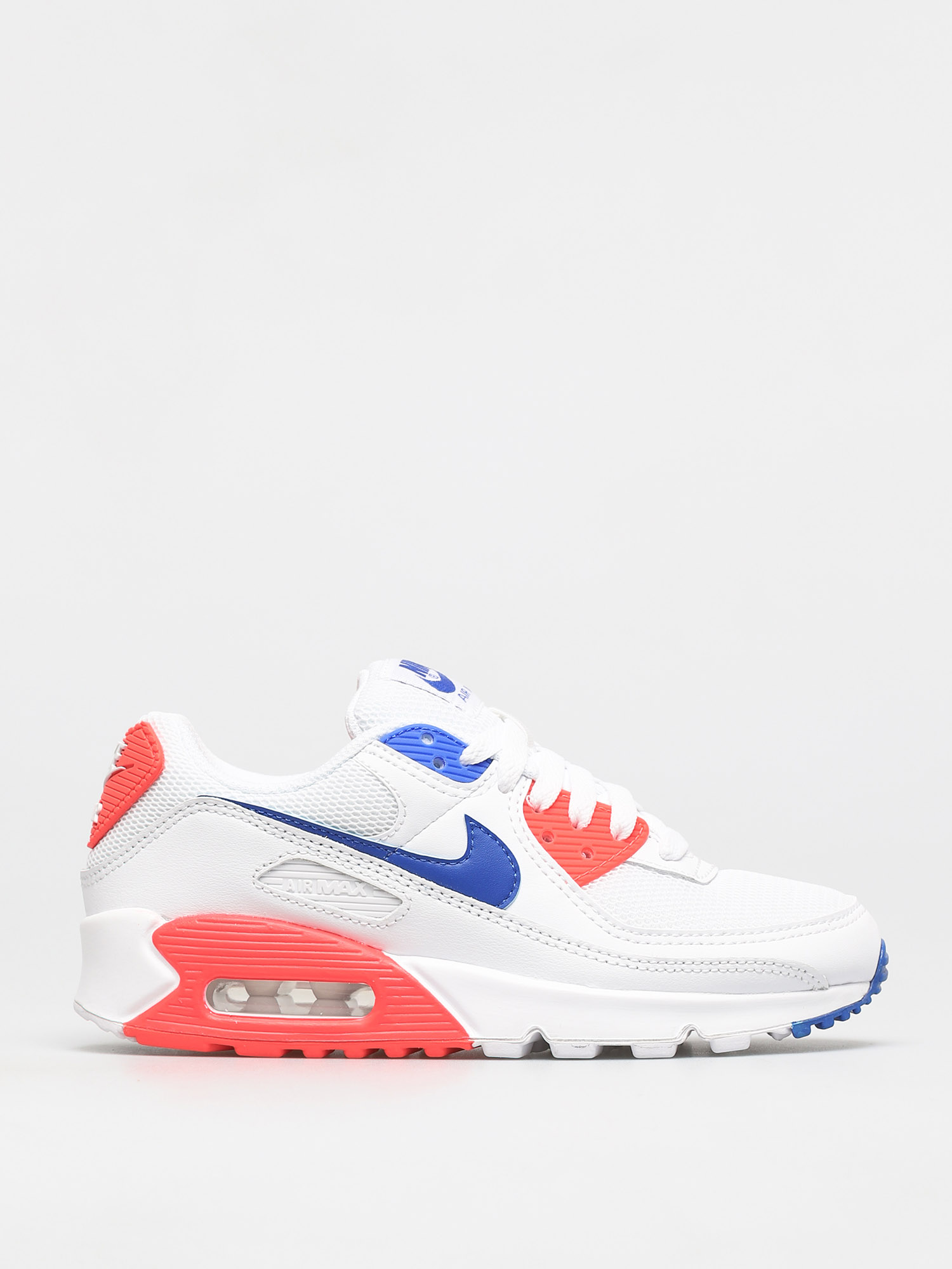 Nike Air Max 90 Shoes Wmn white (white/racer blue flash crimson)
