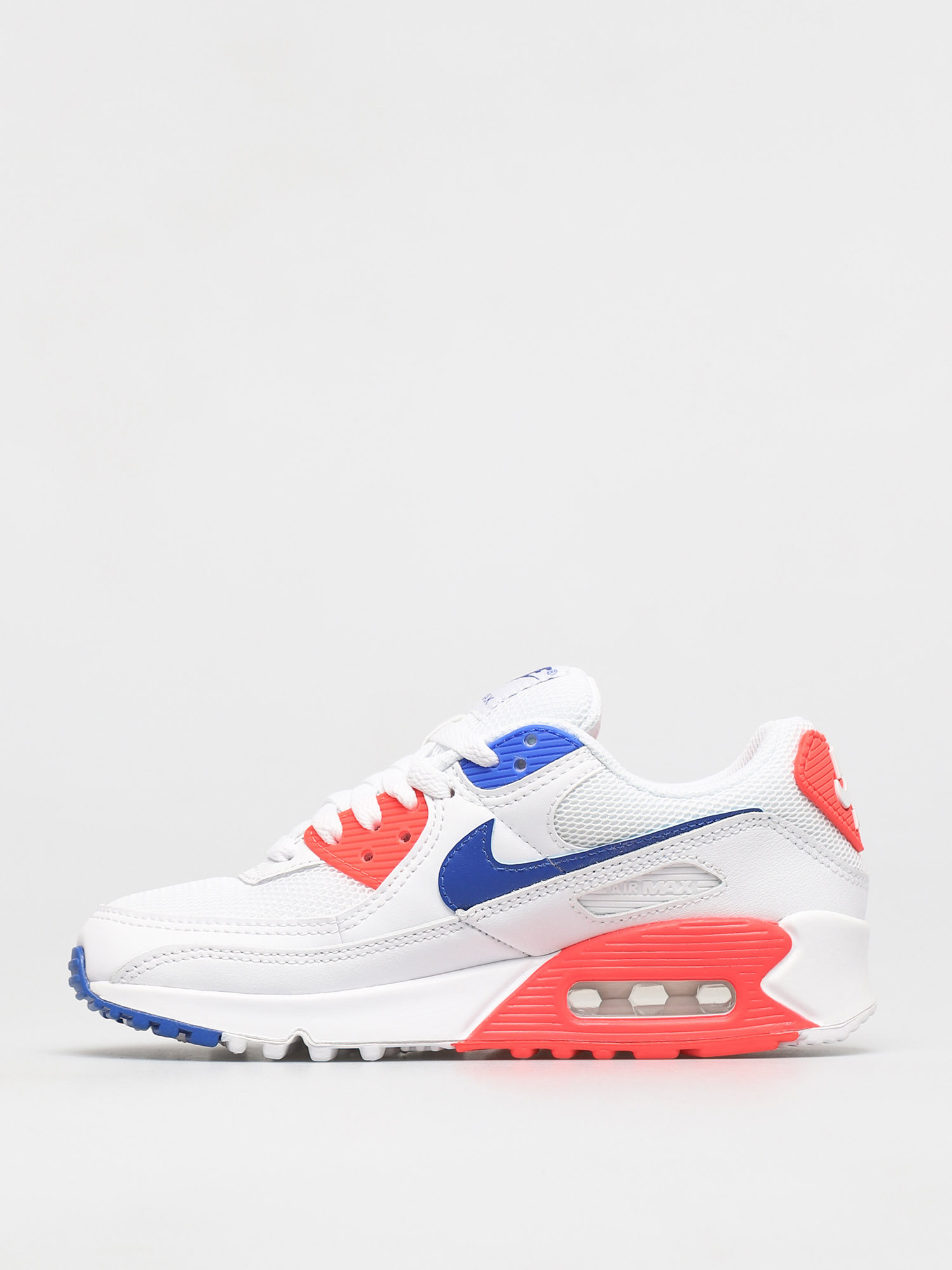 Nike Air Max 90 Shoes Wmn (white/racer blue flash crimson)