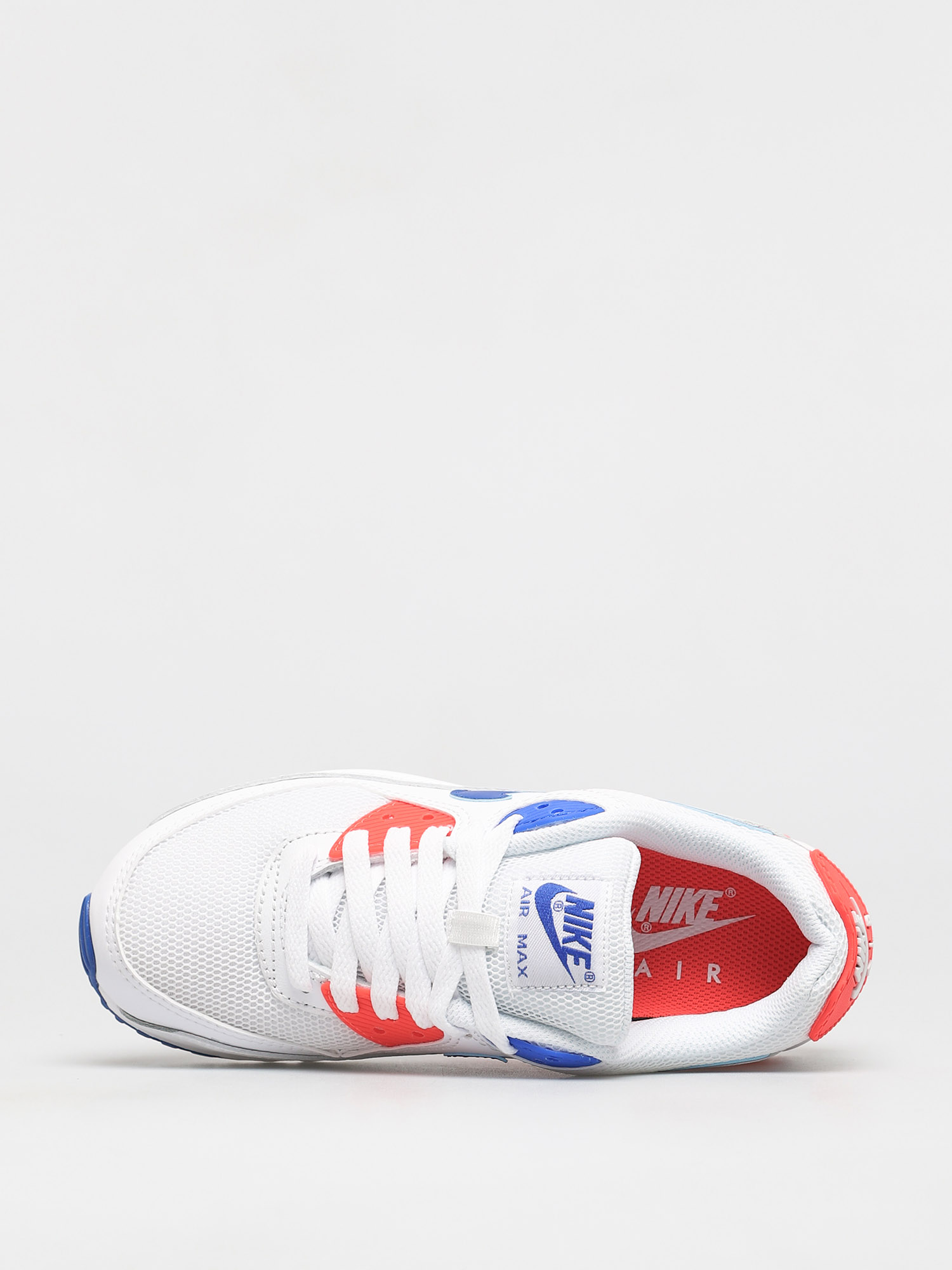 Nike Air Max 90 Shoes Wmn (white/racer blue flash crimson)
