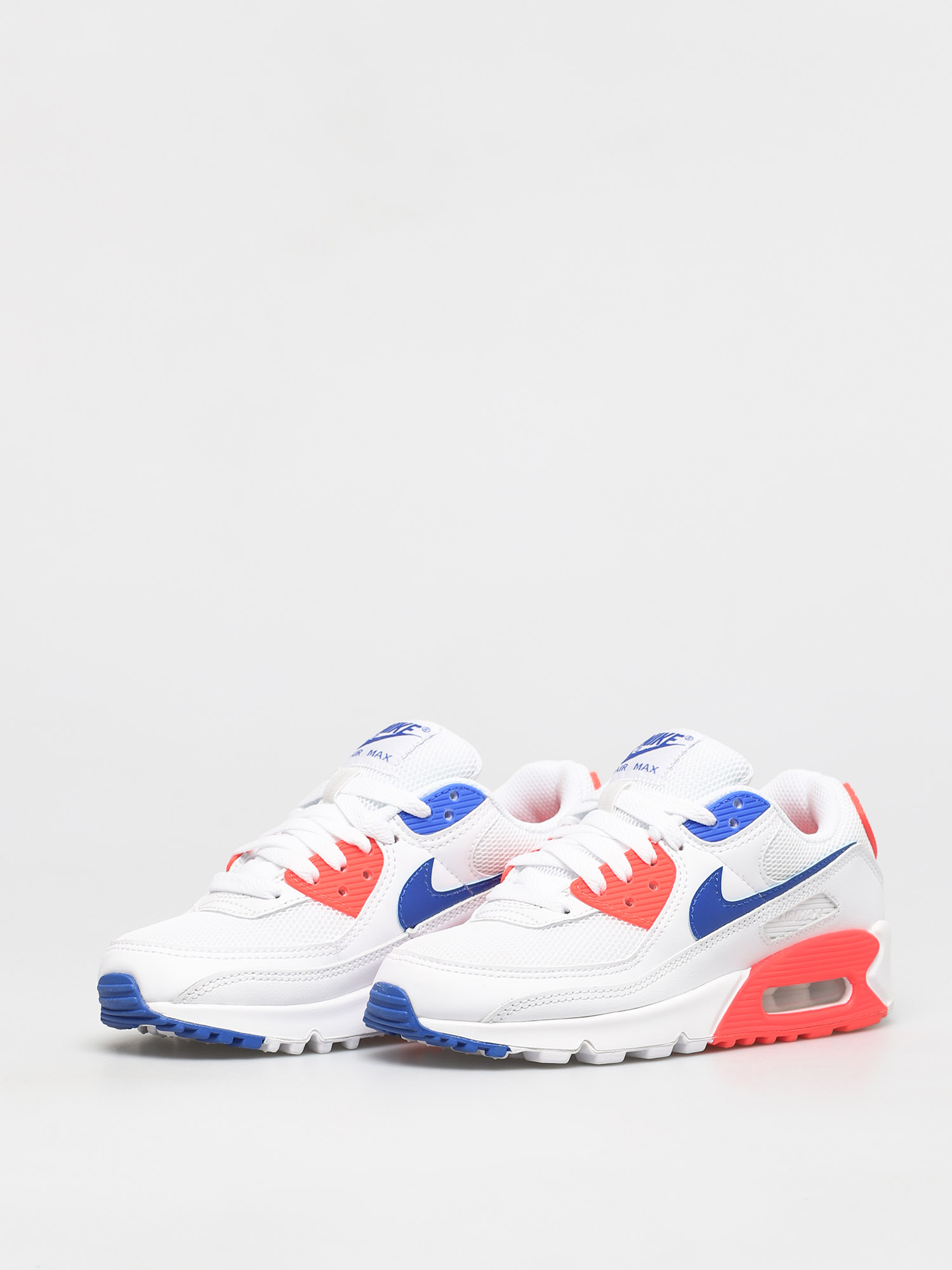 Nike Air Max 90 Shoes Wmn (white/racer blue flash crimson)